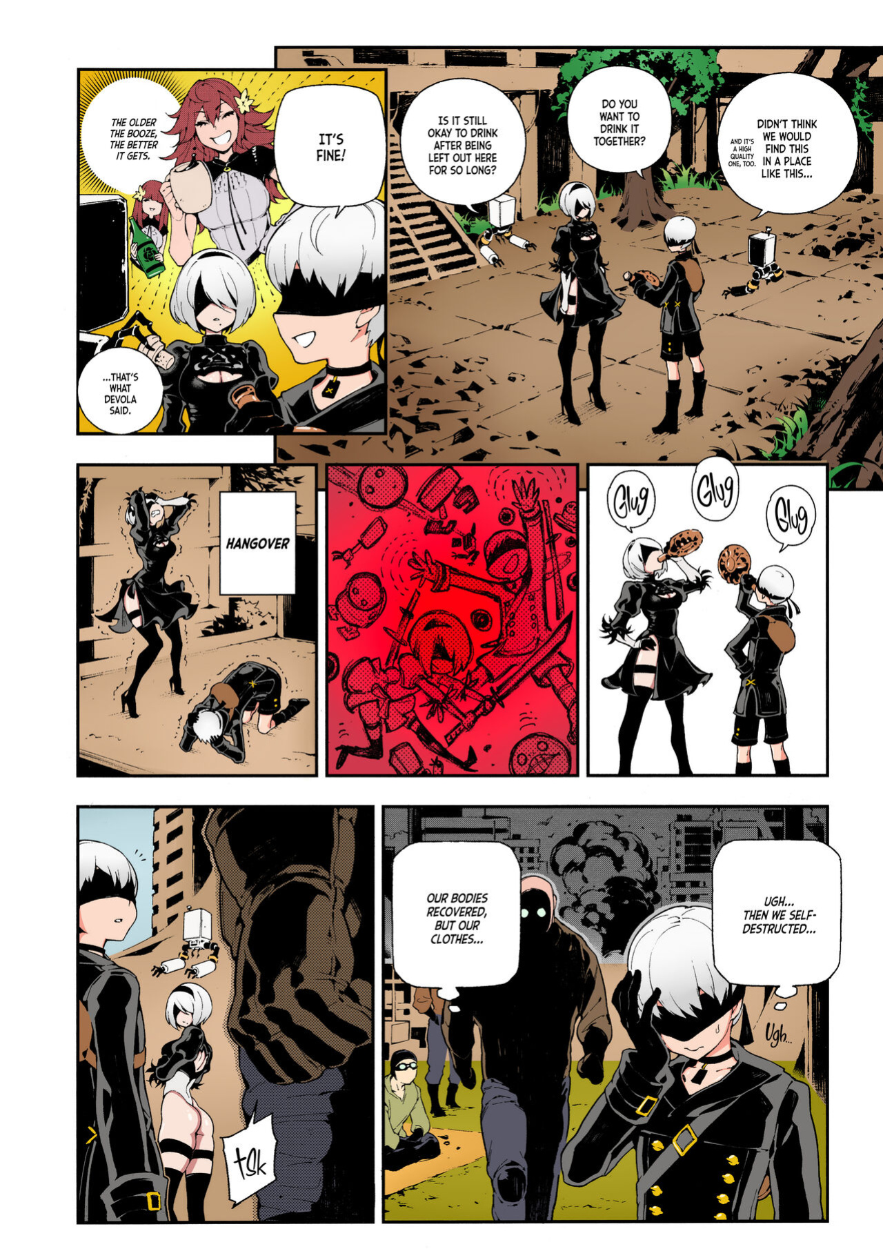 (FF31) [Bear Hand (Fishine, Ireading)] NieR : 2BR18 (NieR: Automata) [Nishimaru] [Colorized]