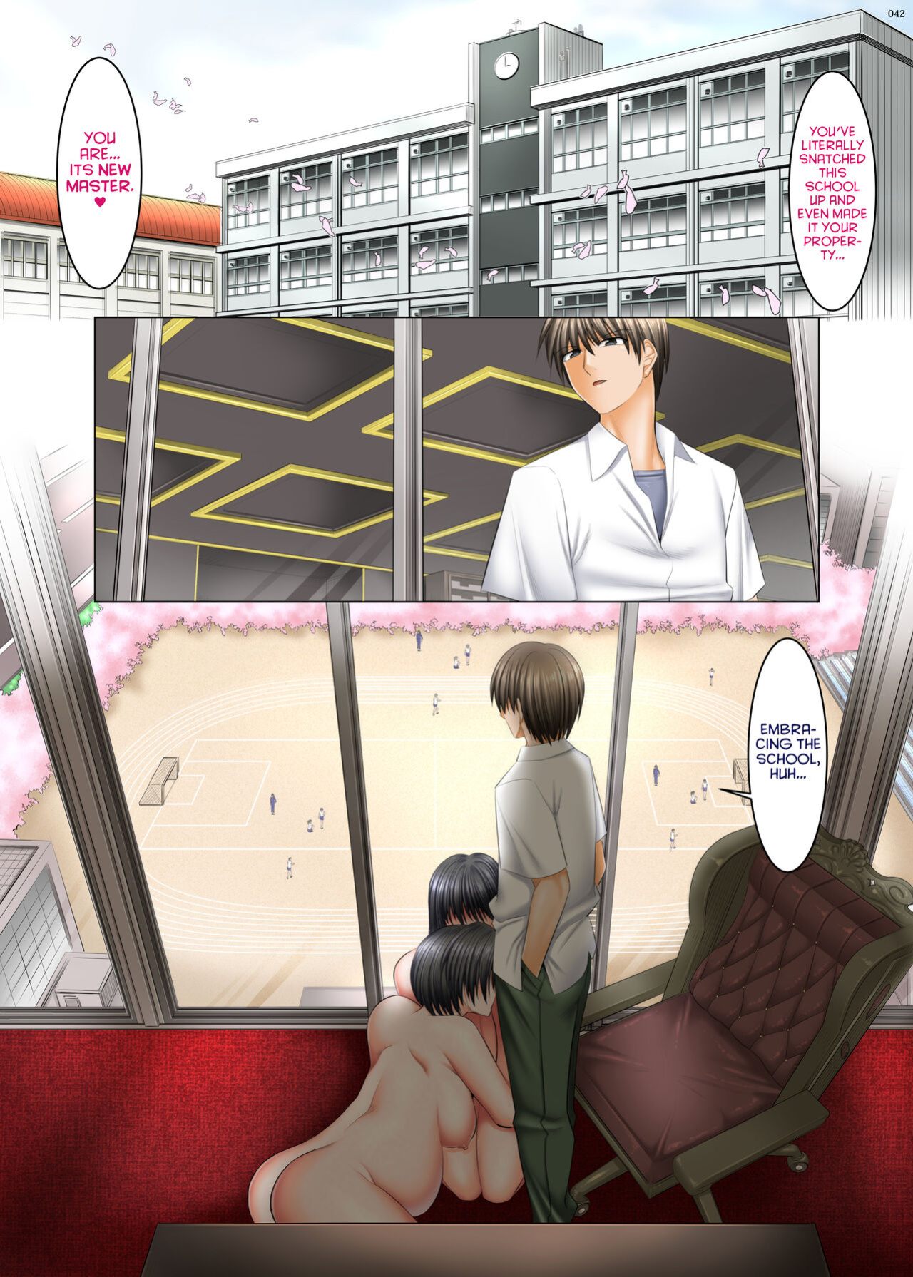 [Kaientai (Shuten Douji)] Boku Igai Inpo no Sekai 4 Kouchou & Seitokaichou Oyakodon Hen | A World Where All Men But Me Are Impotent 4 - Principal & Student Council President: Oyakodon Edition [Project Valrein]