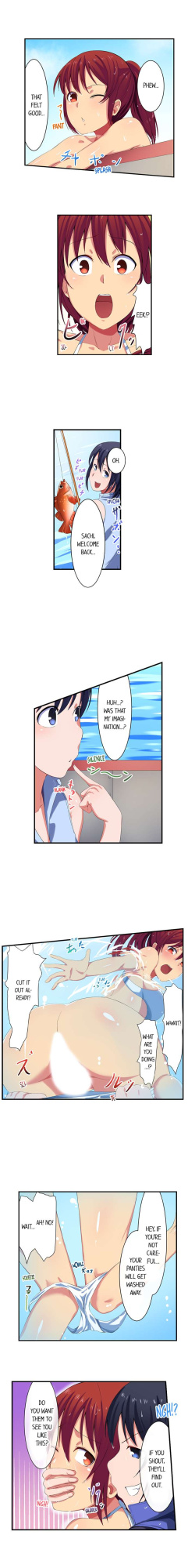 [Meria] Boob Slip! ~ Accidentally Fished Her Bra ~ (Complete)