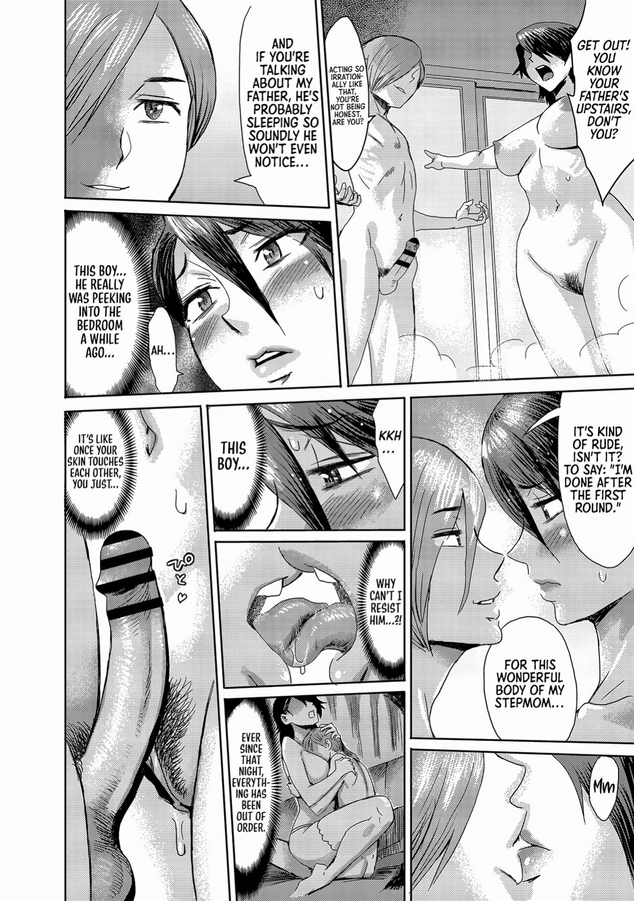 [Kuroiwa Menou] Kaa-san wa Yamiyo ni Mesu ni Naru | Stepmother Turns into My Bitch in the Darkness of the Night (Koushite Mama wa Boku no Onna ni Natta) [Sonarin迫]