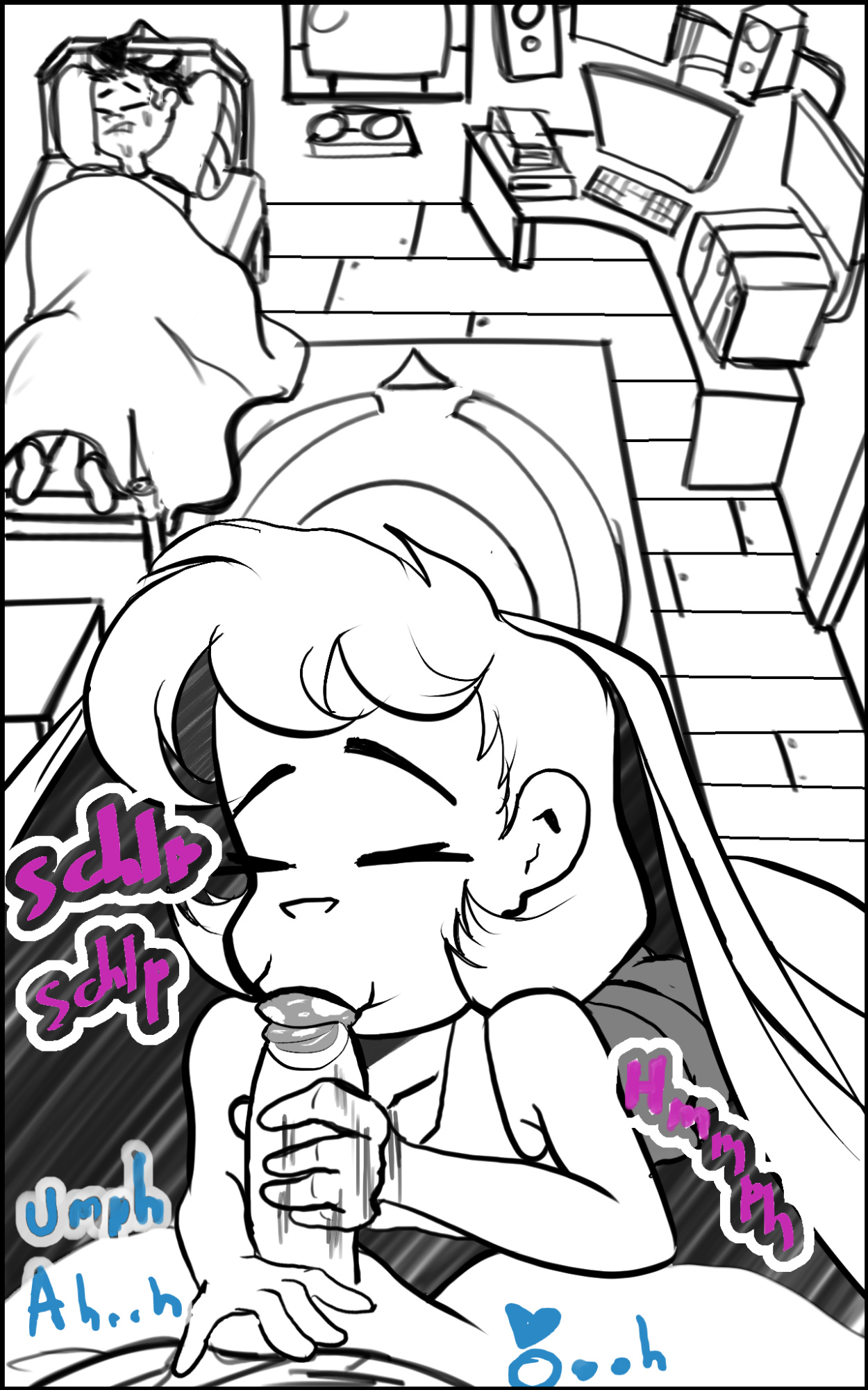 [Anont] Gaz Sleep Over (Invader Zim)