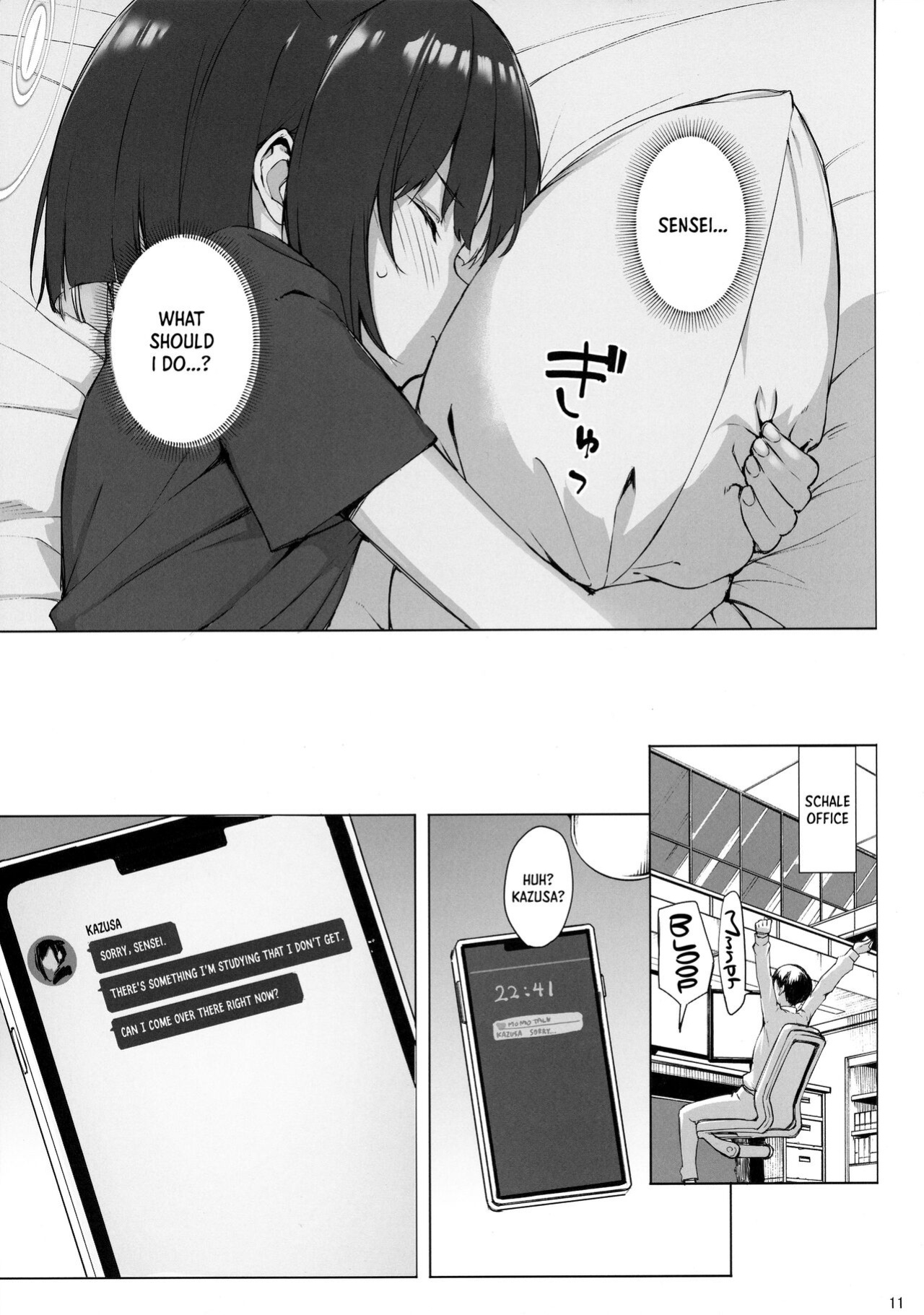 (C101) [Jenoa Cake (Takayaki)] Kuroneko wa Otoshigoro | The Black Cat is of Age (Blue Archive) [Panatical]