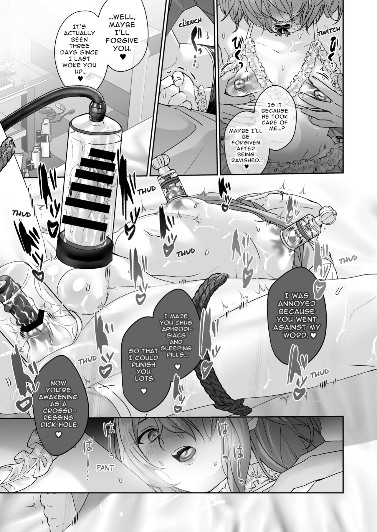 [Koko de Chikubi o Hitotsumami (Juurouta)] Josou Model wa Mesu Ochi shitenai | The Crossdressing Model Remains Unspoiled