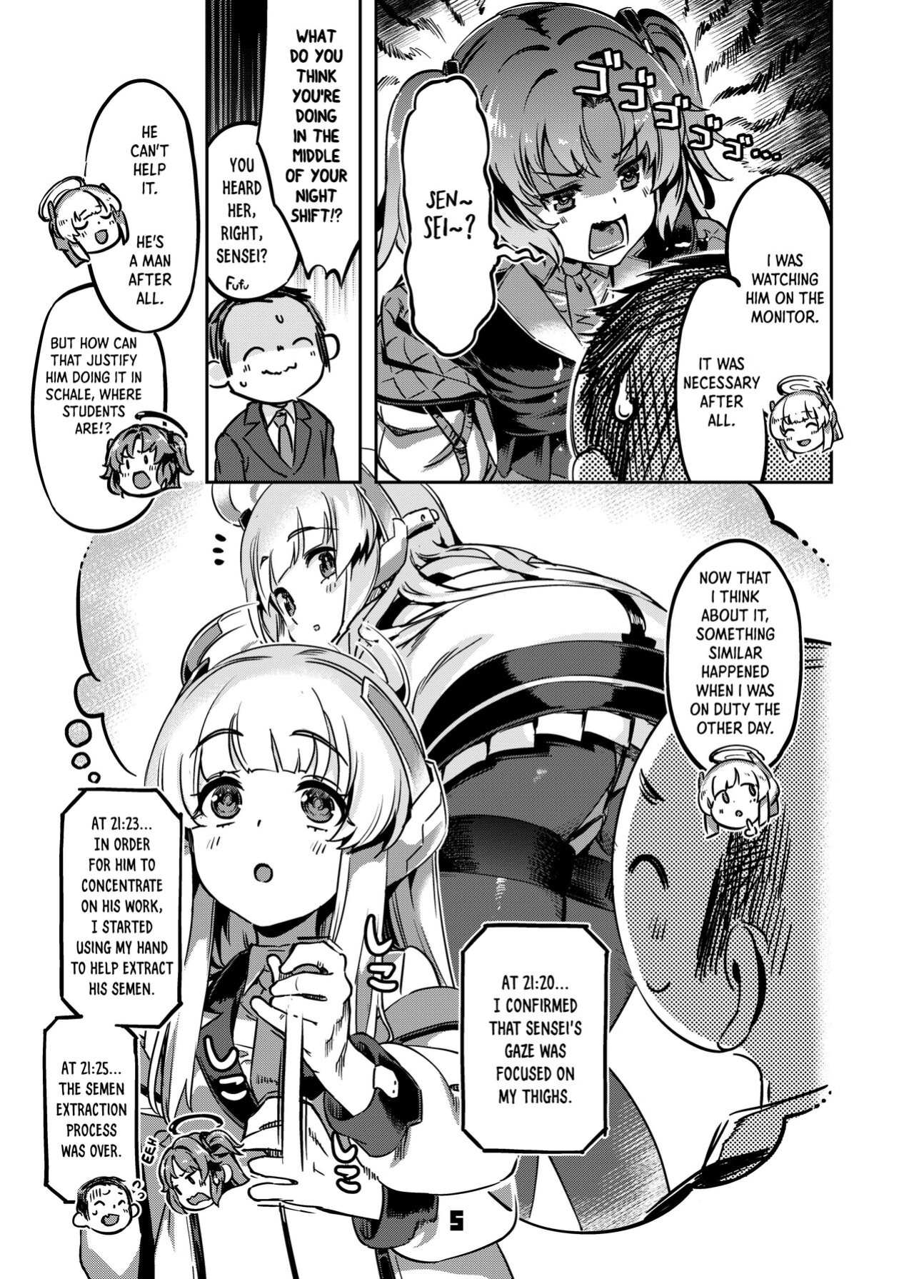 [Zombie to Yukaina Nakamatachi (Super Zombie)] Sensei! Sakiccyo dake de Iin desu ka? | Sensei! Are You Fine With Just The Tip? (Blue Archive) [Panatical]