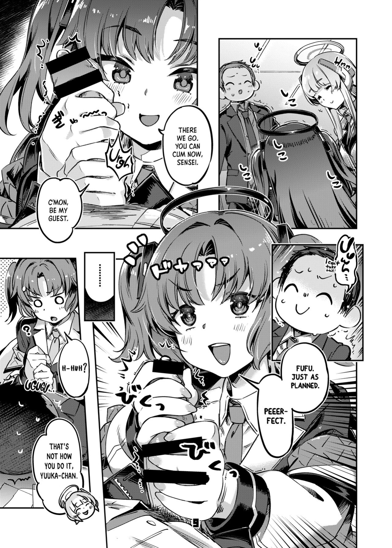 [Zombie to Yukaina Nakamatachi (Super Zombie)] Sensei! Sakiccyo dake de Iin desu ka? | Sensei! Are You Fine With Just The Tip? (Blue Archive) [Panatical]