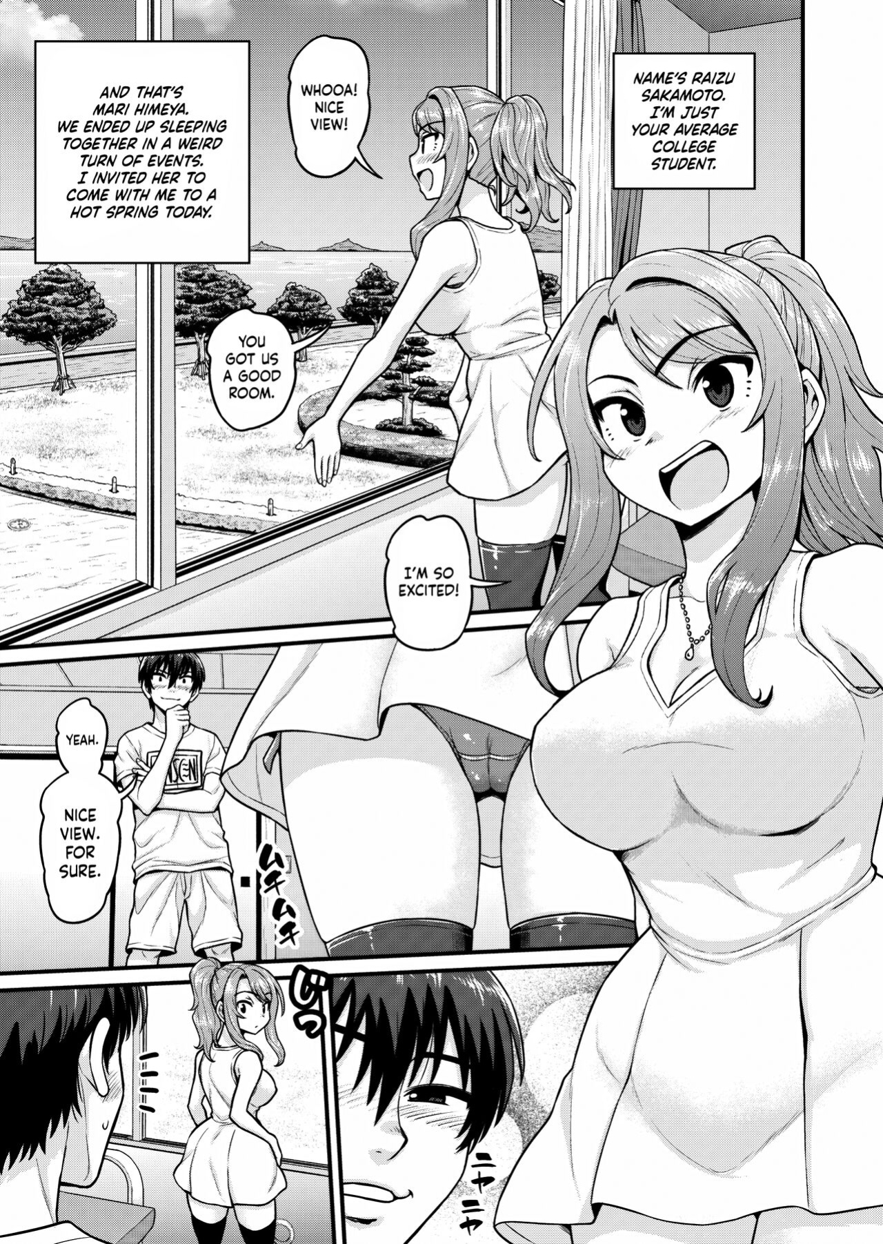 [Chimamire Yashiki (Gachonjirou)] Game Tomodachi no Onnanoko to Onsen Ryokou de Yaru Hanashi | Smashing With Your Gamer Girl Friend at the Hot Spring [head empty]