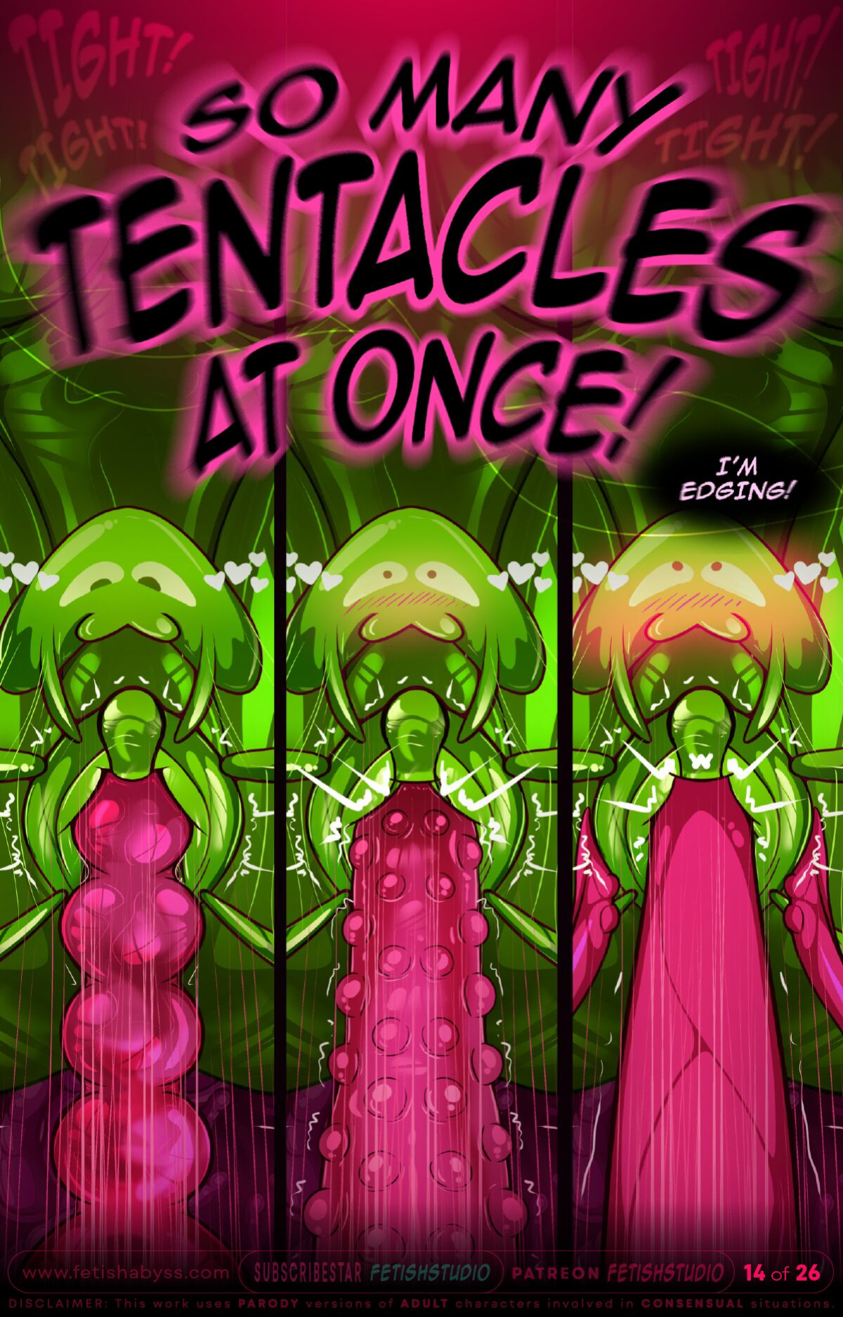 SLIME TENTACLES | LATEX PLANT ENCASEMENT | FETISH ABYSS #4