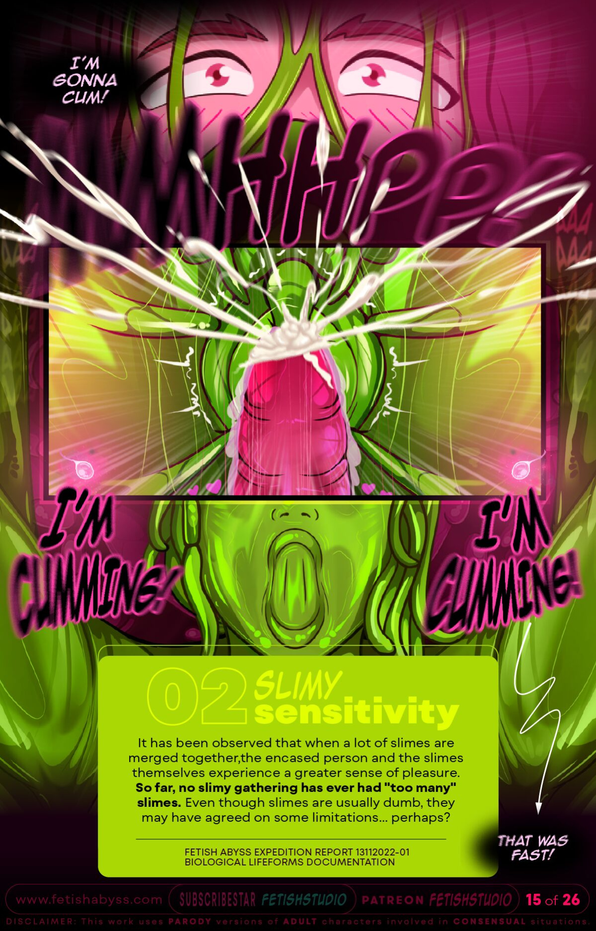 SLIME TENTACLES | LATEX PLANT ENCASEMENT | FETISH ABYSS #4