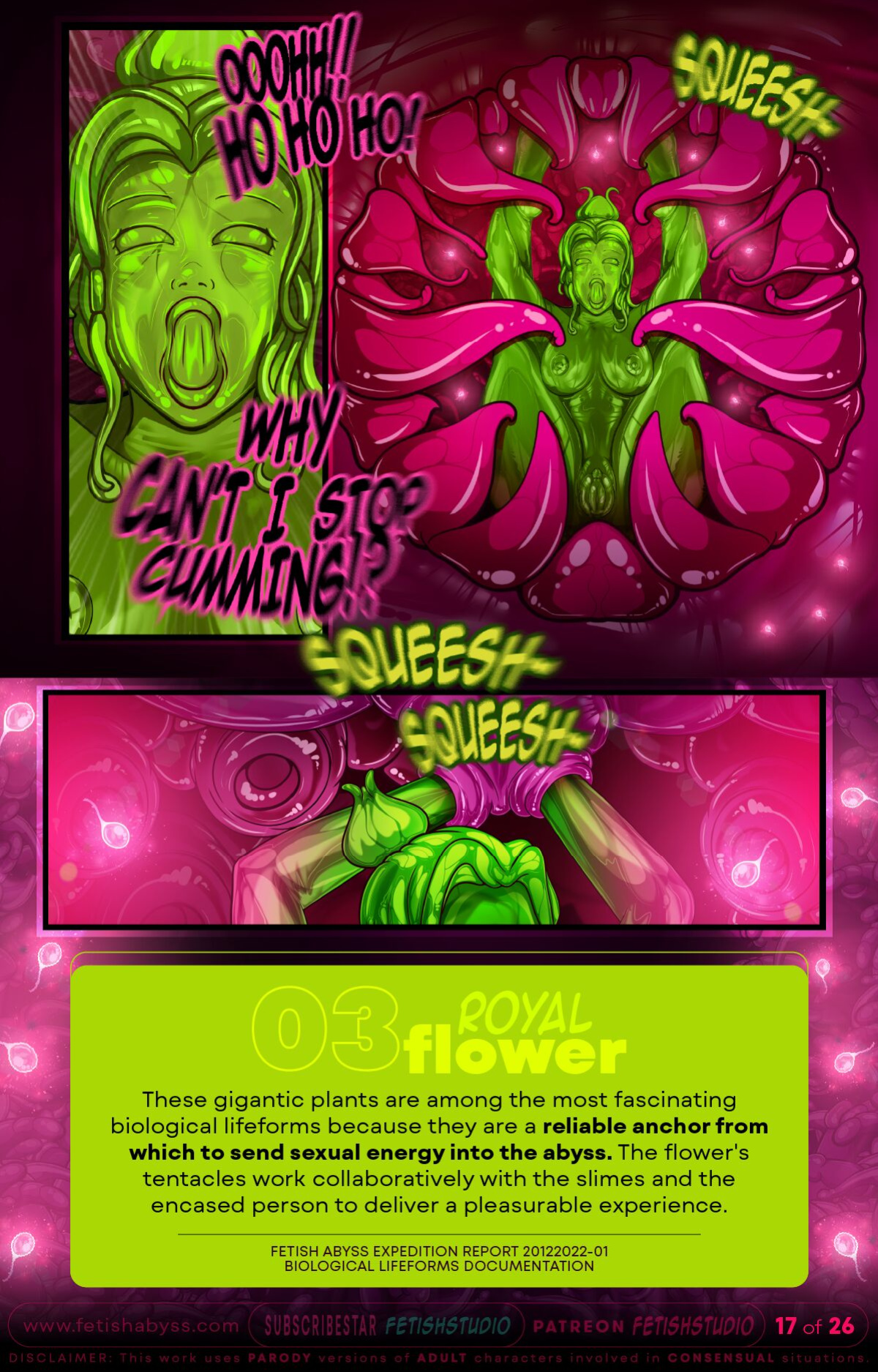 SLIME TENTACLES | LATEX PLANT ENCASEMENT | FETISH ABYSS #4