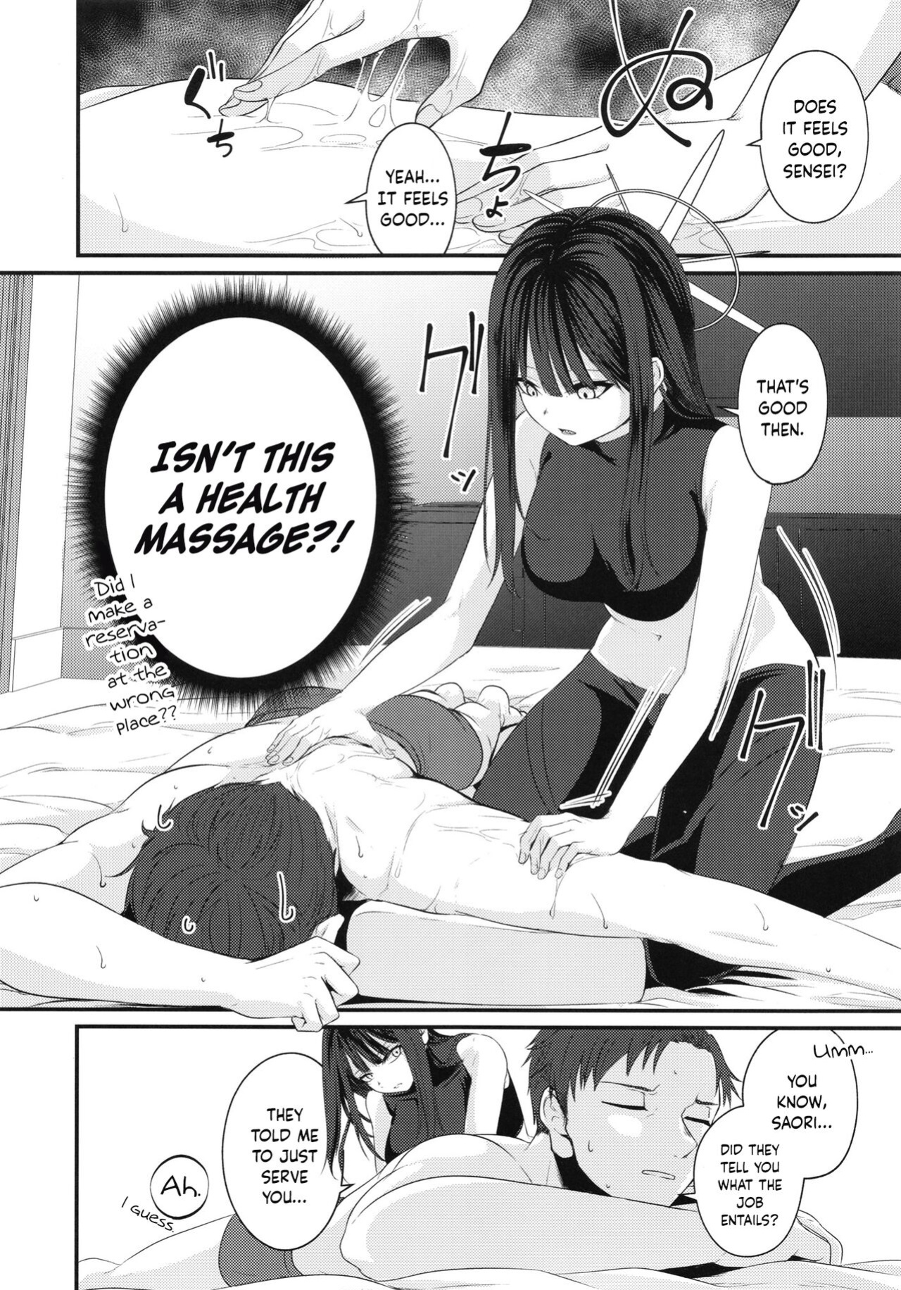 (COMIC1☆21) [Kinomiki no Mama (Kinomiki)] Saori no Hajimete Delivery | Saori’s First Delivery (Blue Archive) [DKKMD Translations]