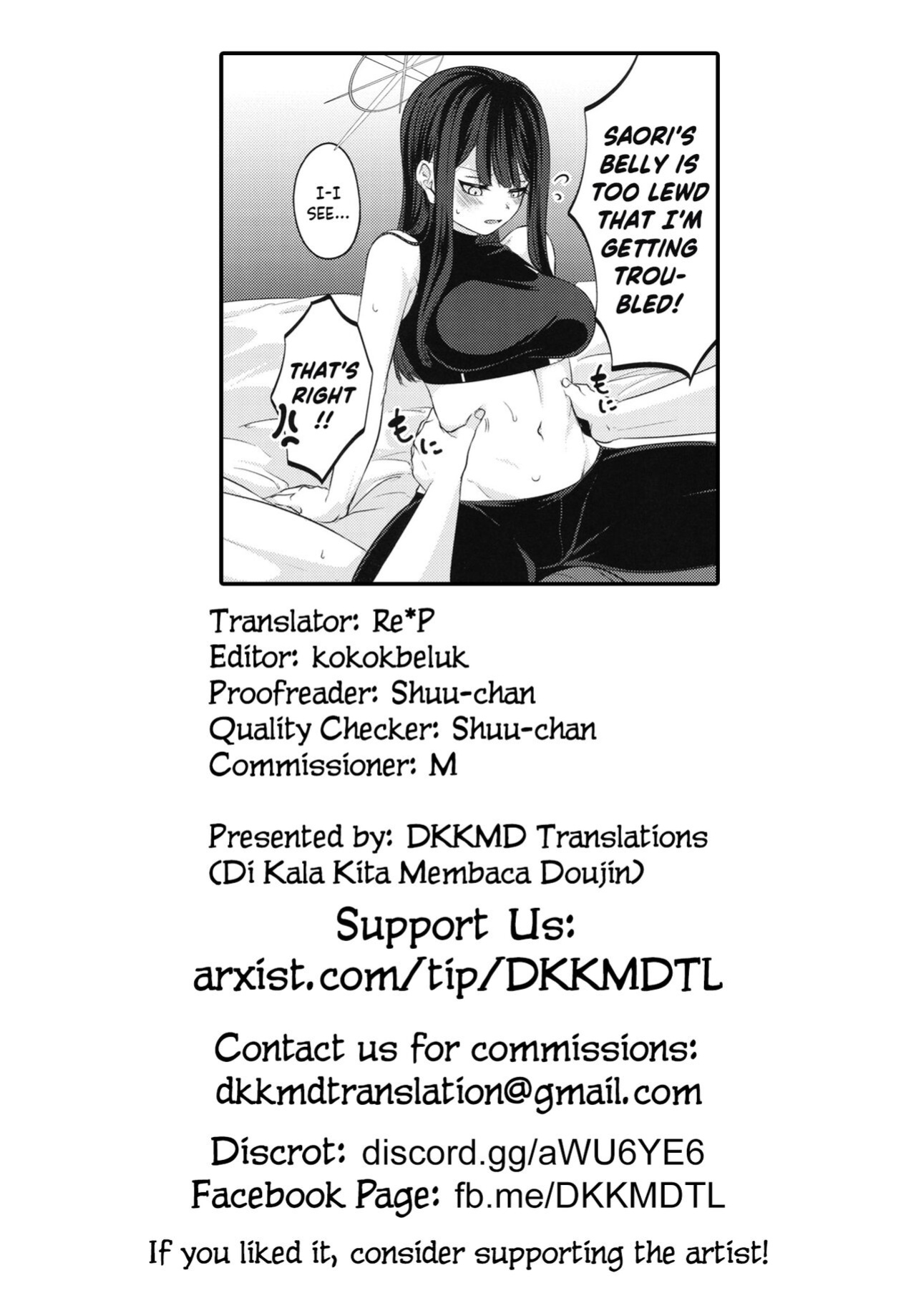 (COMIC1☆21) [Kinomiki no Mama (Kinomiki)] Saori no Hajimete Delivery | Saori’s First Delivery (Blue Archive) [DKKMD Translations]