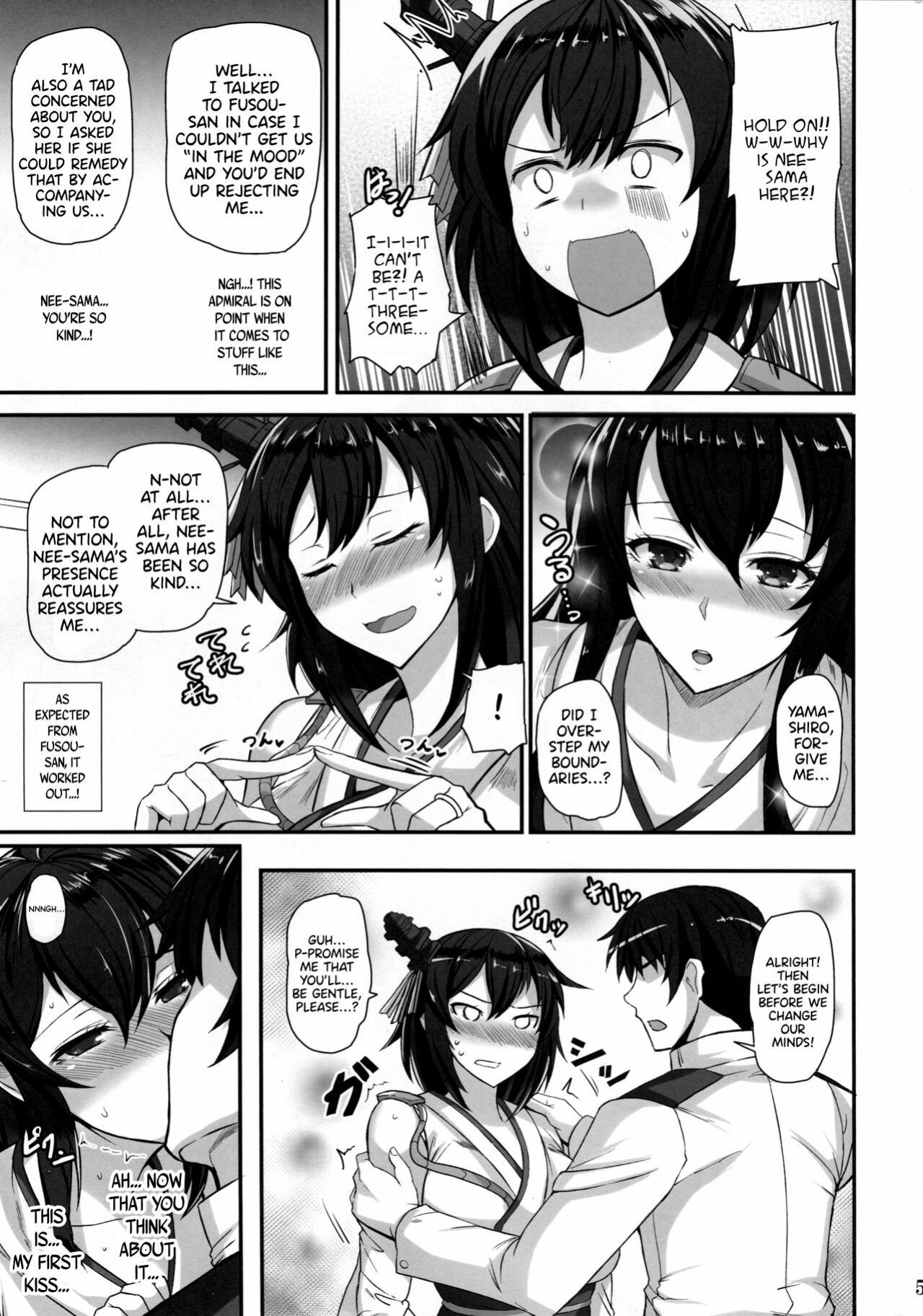 (C91) [Tamagobou (Kumakiti)] Fusou Yamashiro Oyome-san Seikatsu (Kantai Collection -KanColle-) [DKKMD Translations]