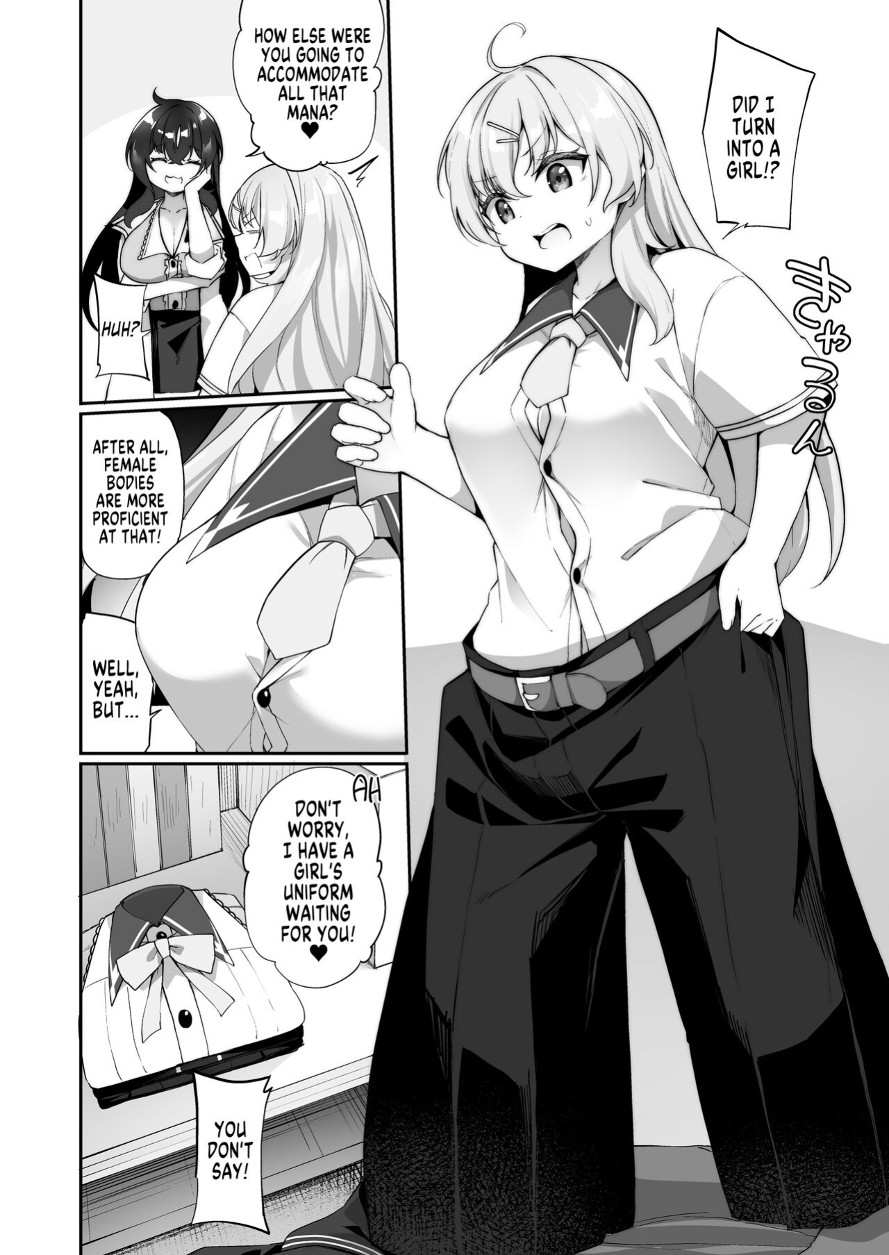 [Slime no Kanmuri (Kanmuri)] Sinyaku TS: Mahou Seikatsu! | New TS Drug! My Life As a Female Magic Student [SachiKing]