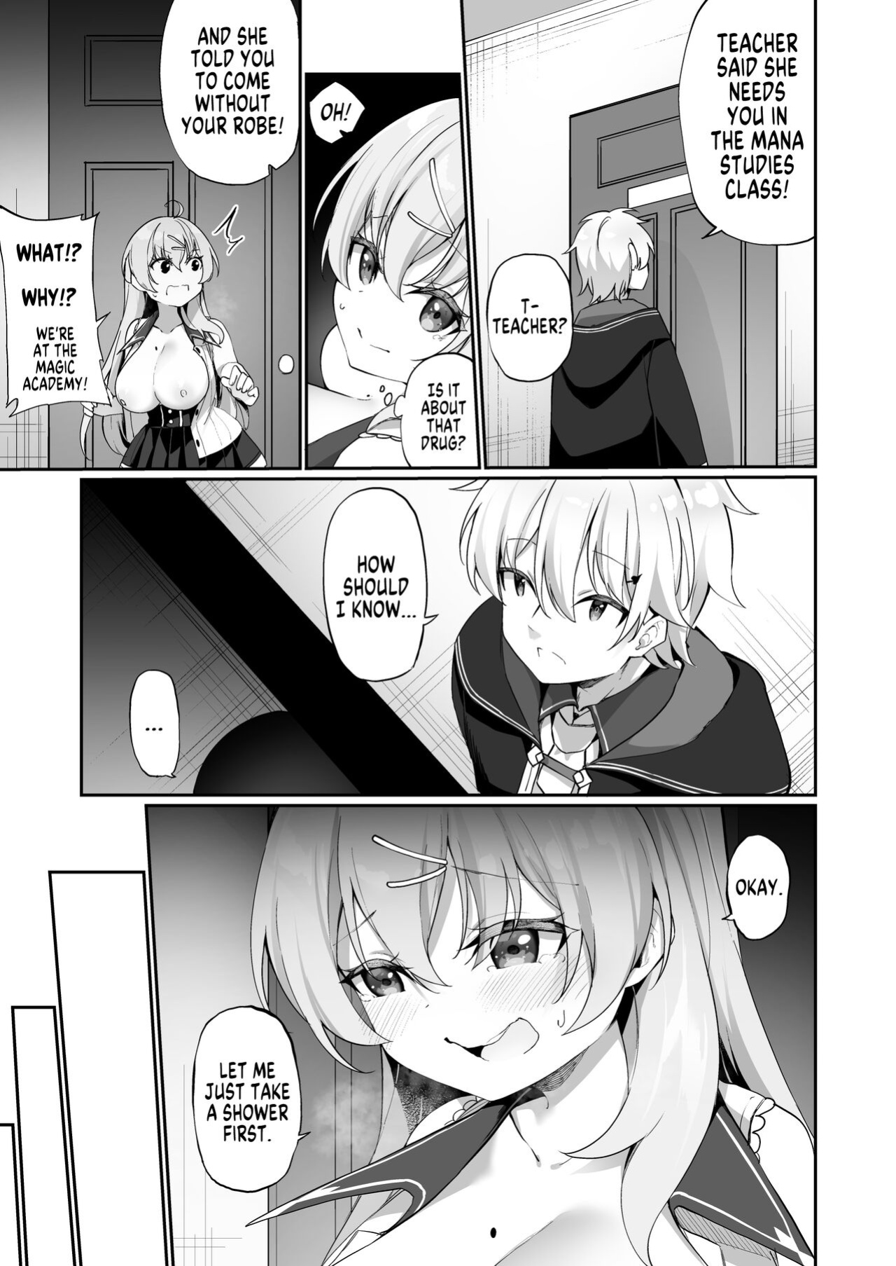 [Slime no Kanmuri (Kanmuri)] Sinyaku TS: Mahou Seikatsu! | New TS Drug! My Life As a Female Magic Student [SachiKing]