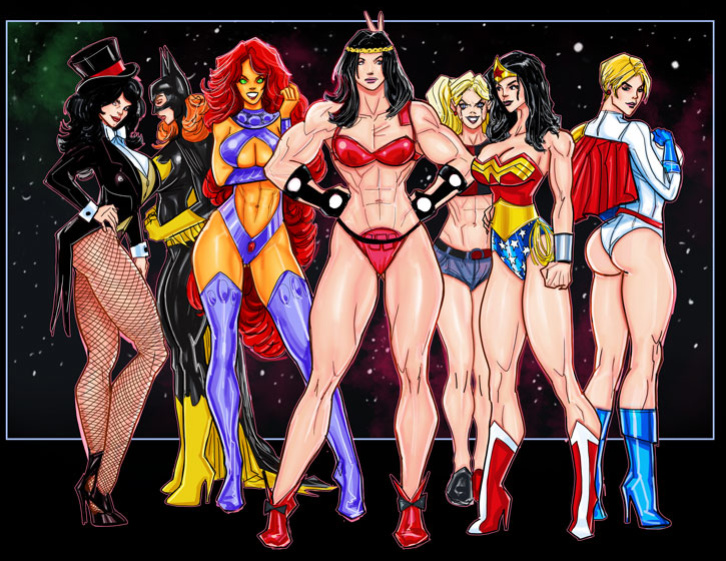 [SuperPoser] Milk Maid Of Steel (Justice League)