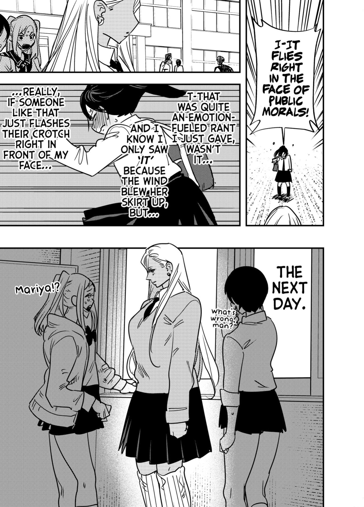 [Tosha Pink (Chimeda)] Gal no Chinpo o Kyohi Shitara... [Futanari Gal x Jajjimento] | [Tosha Pink (Chimeda)] But, If I Refuse This Gyaru's Dick... (Futanari Gyaru x Public Morals Council Member) [Mr_Person]