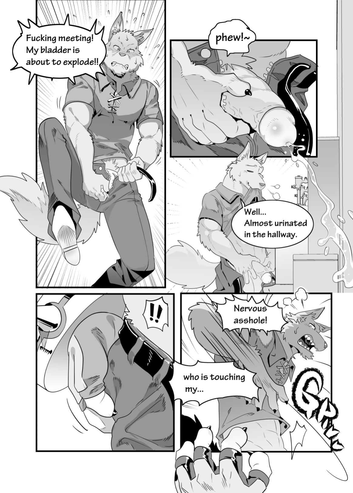 [Kuma Hachi] Yohei's kinky toilet