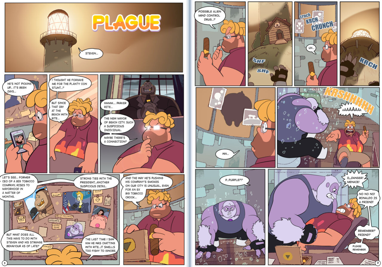 [blazingcheecks] Steven Universe: Shattersong AU