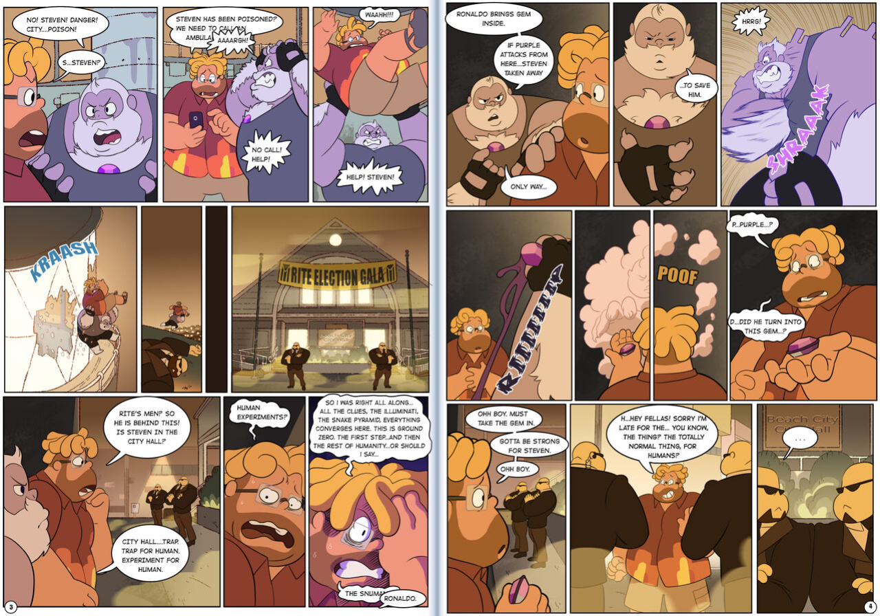 [blazingcheecks] Steven Universe: Shattersong AU