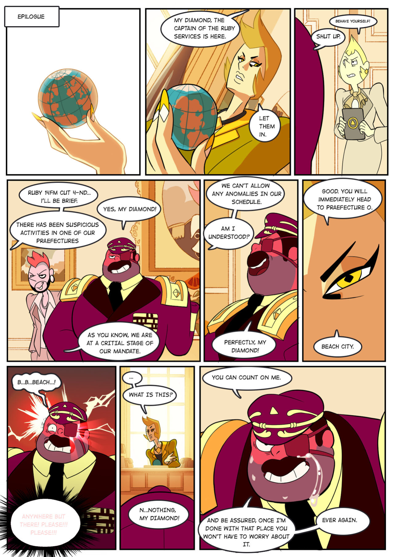 [blazingcheecks] Steven Universe: Shattersong AU