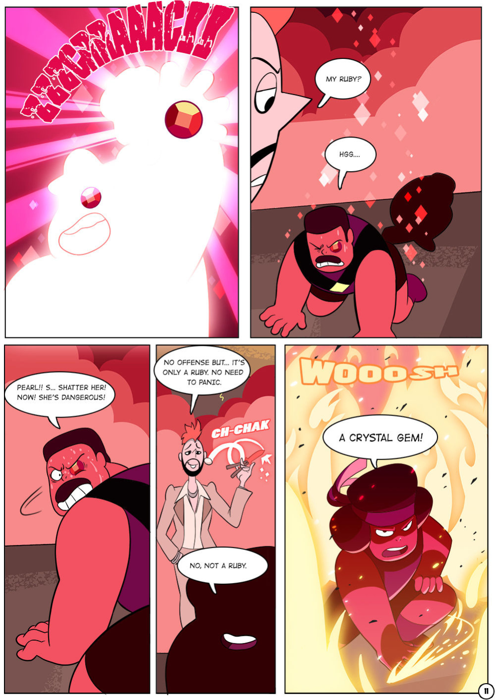 [blazingcheecks] Steven Universe: Shattersong AU