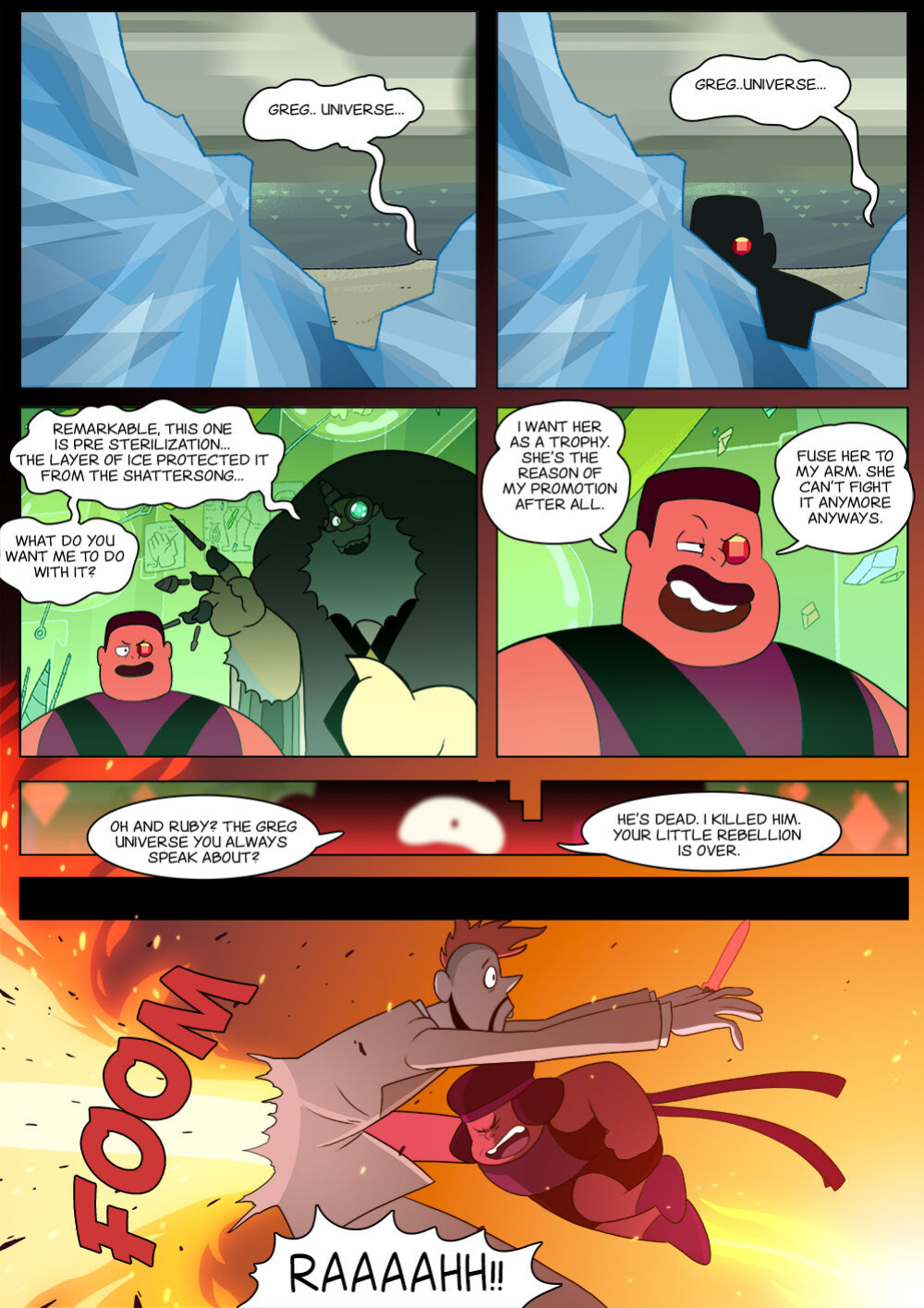 [blazingcheecks] Steven Universe: Shattersong AU