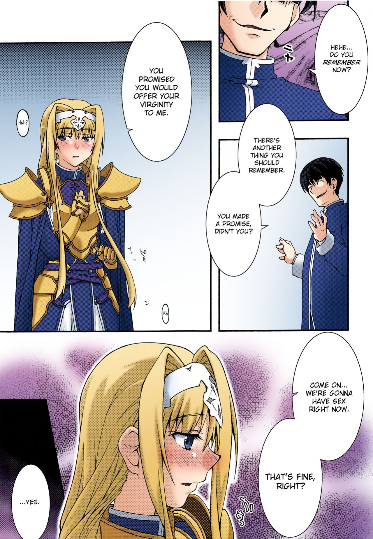 [sandglass (Uyuu Atsuno)] Ochiru -Alice- (Sword Art Online) [Nisor] [Colorized]