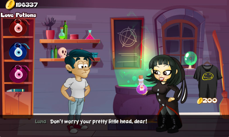 Hungry Girls Game: Luna's Lambent Magic (COMPLETE)