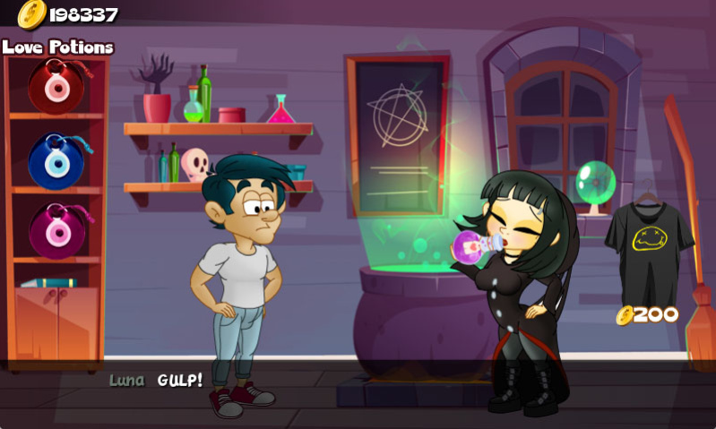 Hungry Girls Game: Luna's Lambent Magic (COMPLETE)