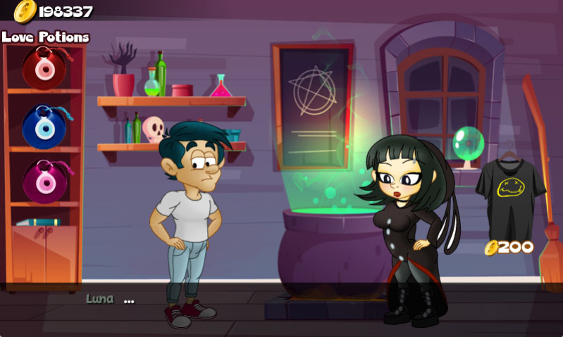 Hungry Girls Game: Luna's Lambent Magic (COMPLETE)