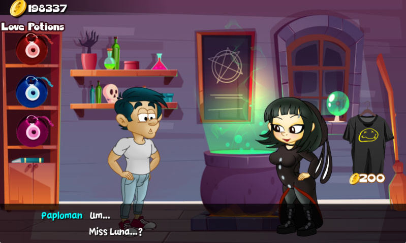 Hungry Girls Game: Luna's Lambent Magic (COMPLETE)