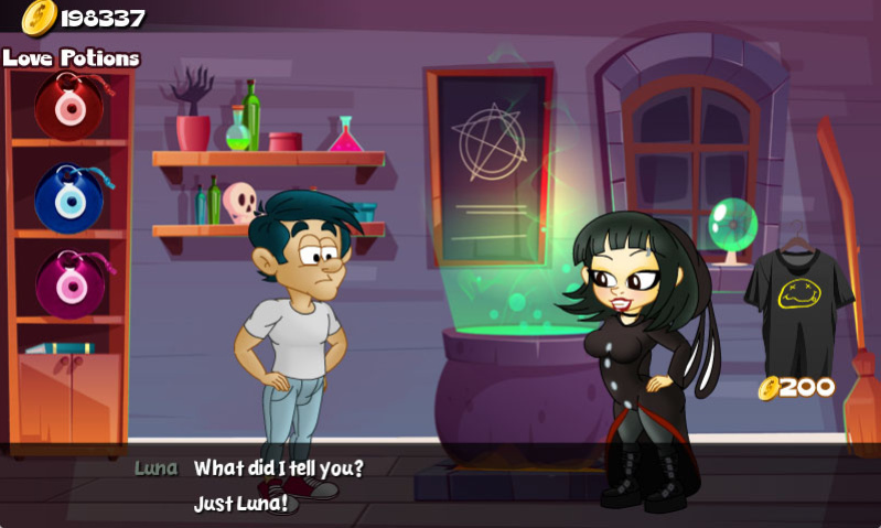 Hungry Girls Game: Luna's Lambent Magic (COMPLETE)