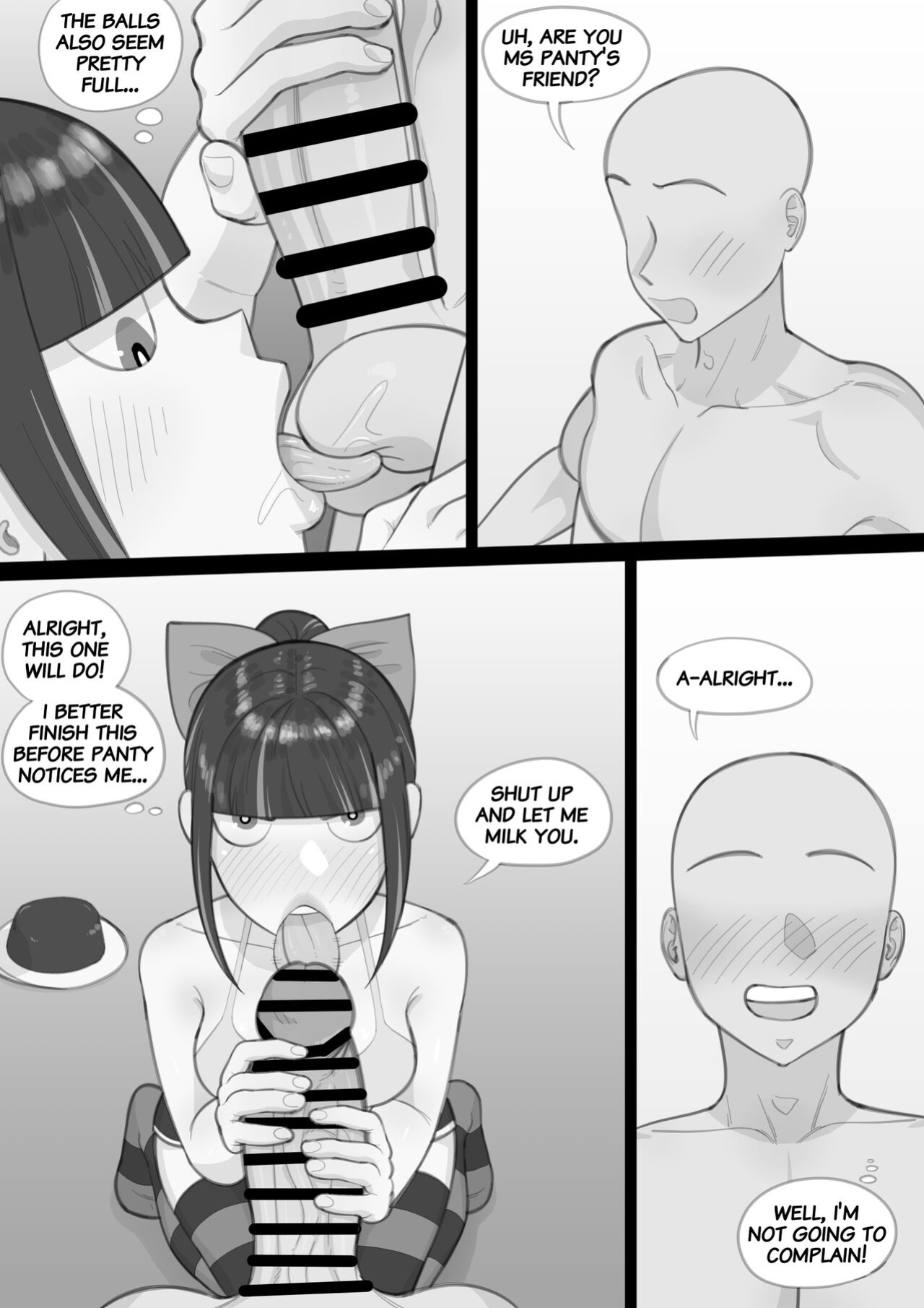 [MadAbalone] Stocking's Night Snack (part 1) (Panty & Stocking with Garterbelt)