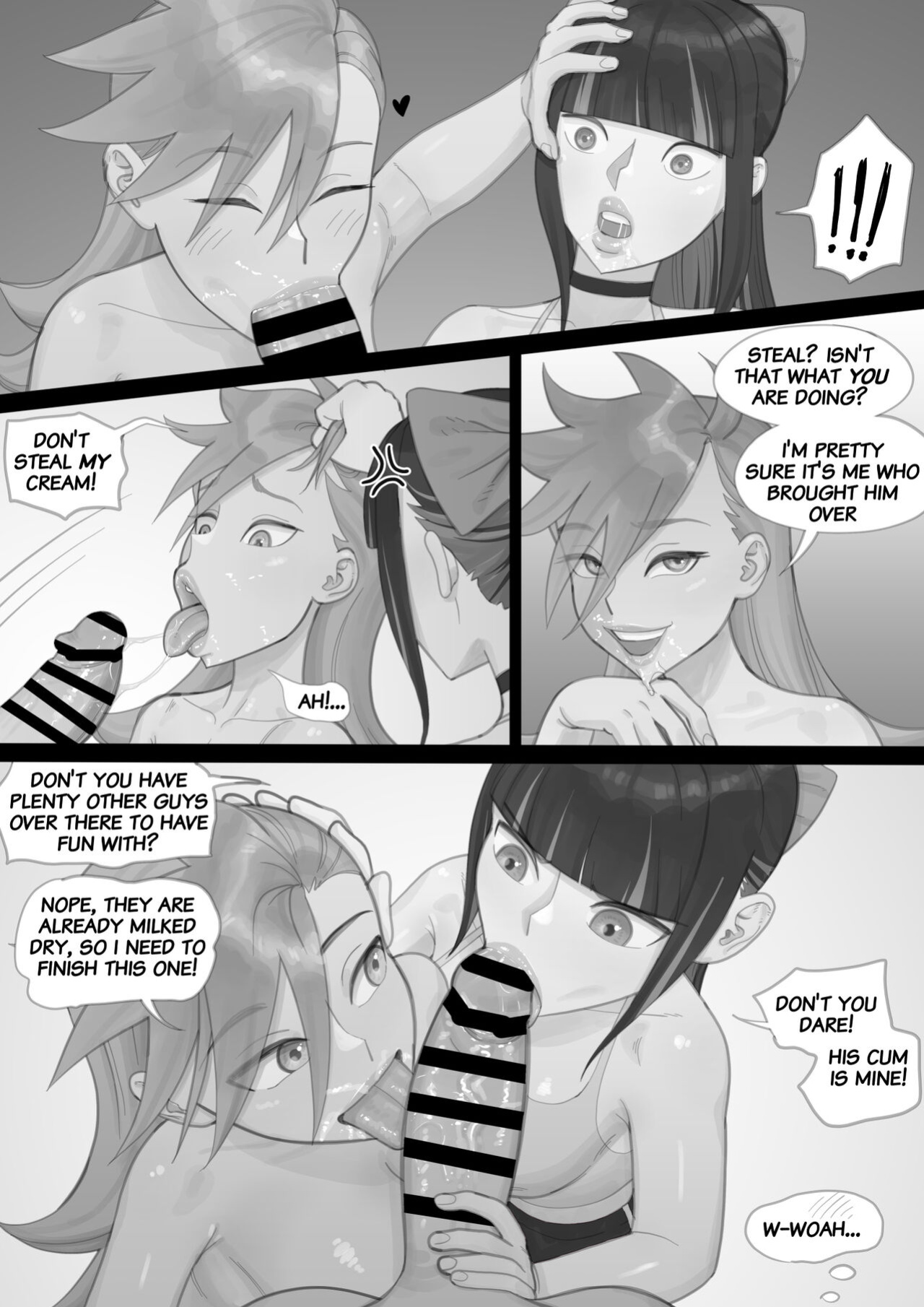 [MadAbalone] Stocking's Night Snack (part 1) (Panty & Stocking with Garterbelt)