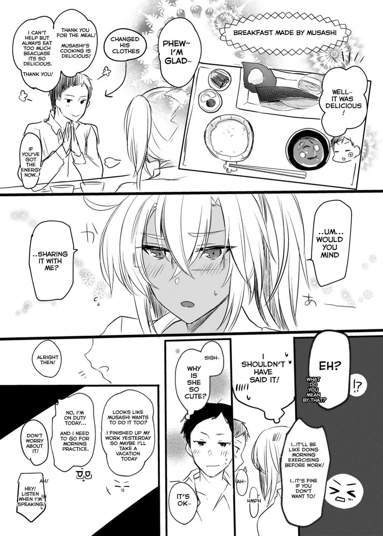 (C96) [Marosaan (Yunamaro)] Musashi-san no Yoru Jijou Shoya Hen (Kantai Collection -KanColle-) [Carl]