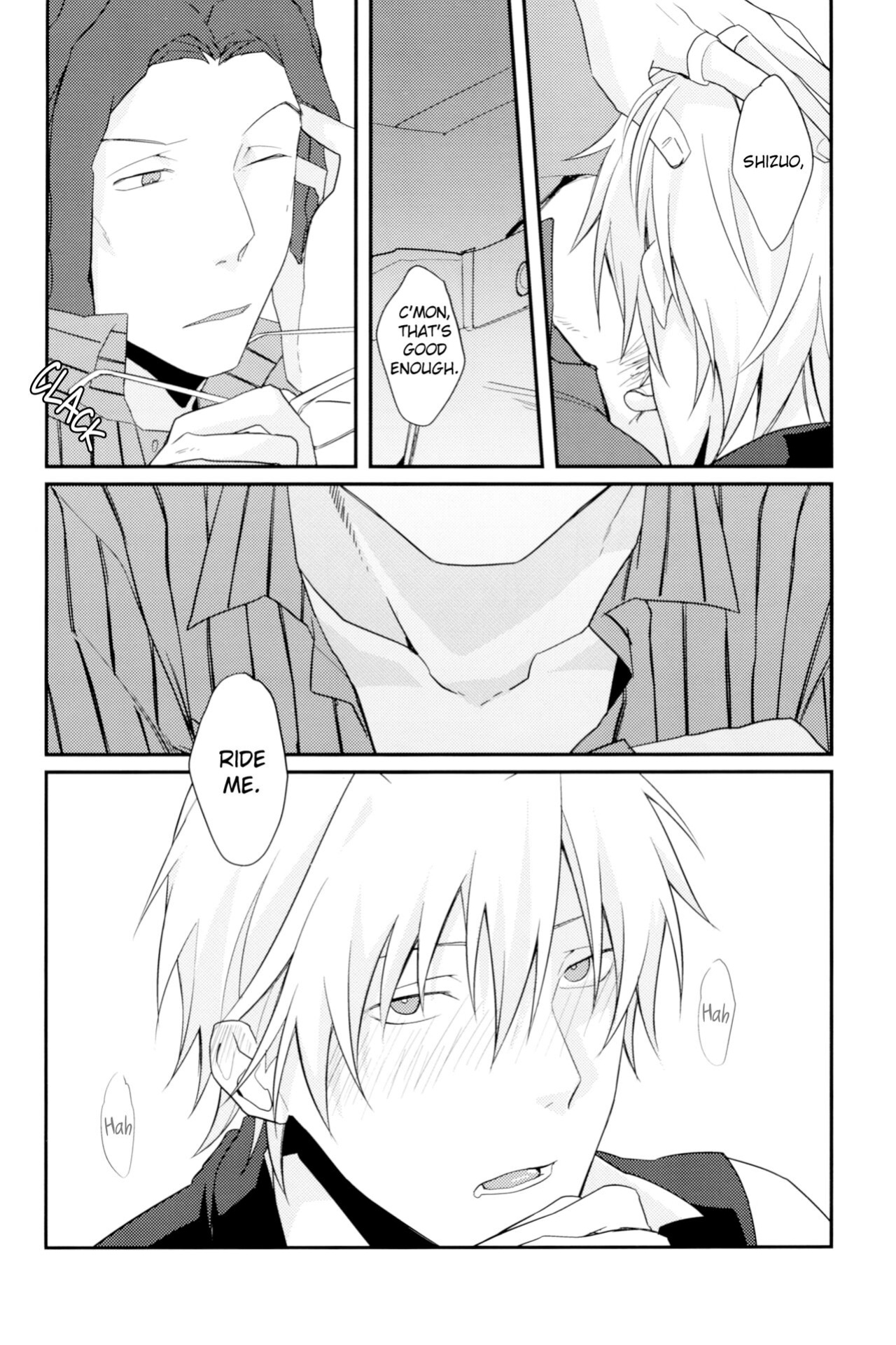 (SC48) [32RM (Mitsuru)] I Wonder if My Subordinate is Really Normal? (DURARARA!!) [Jimothy]