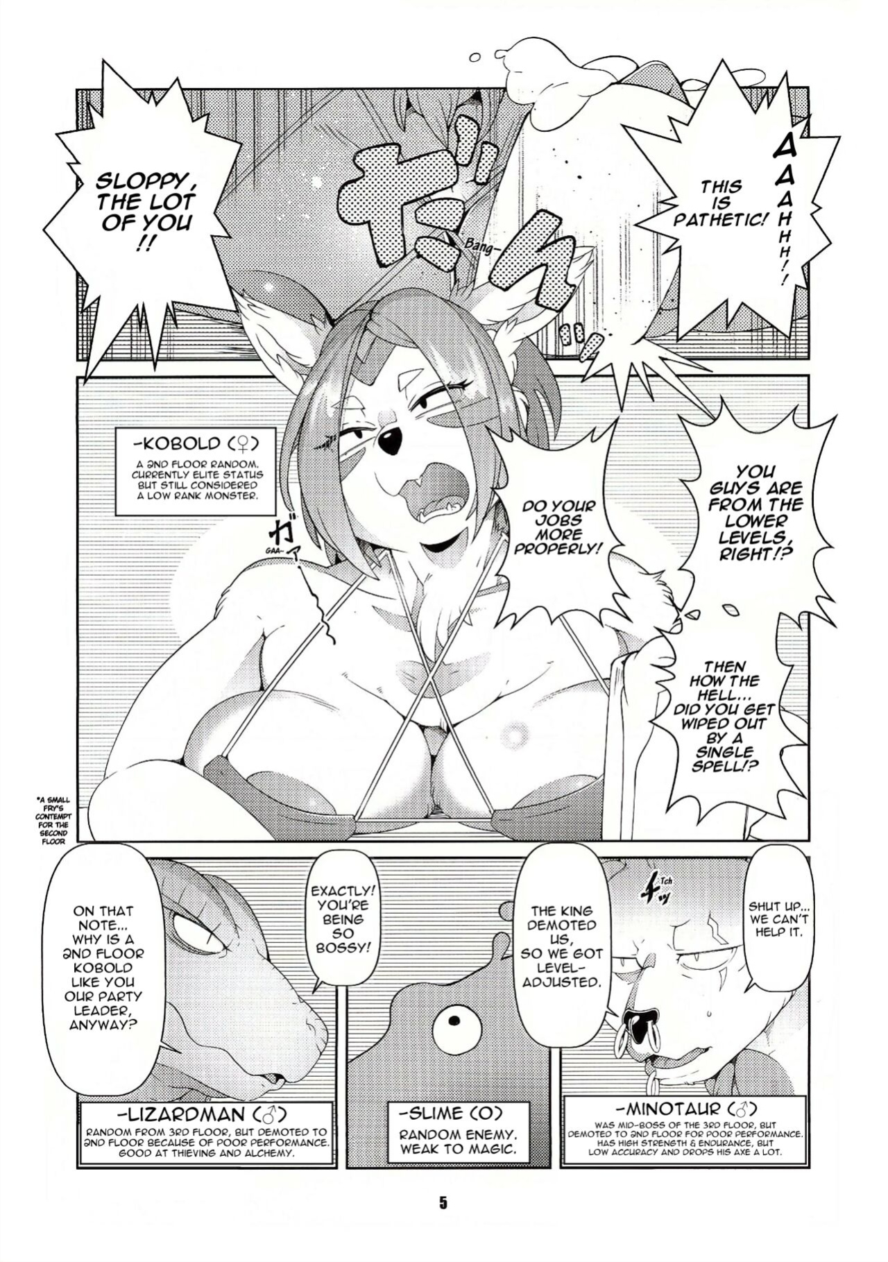 (C89) [Kemono Ekaki no Kousoku 2 (Sindoll)] Dungeon [3DD_the_Blank Localized]