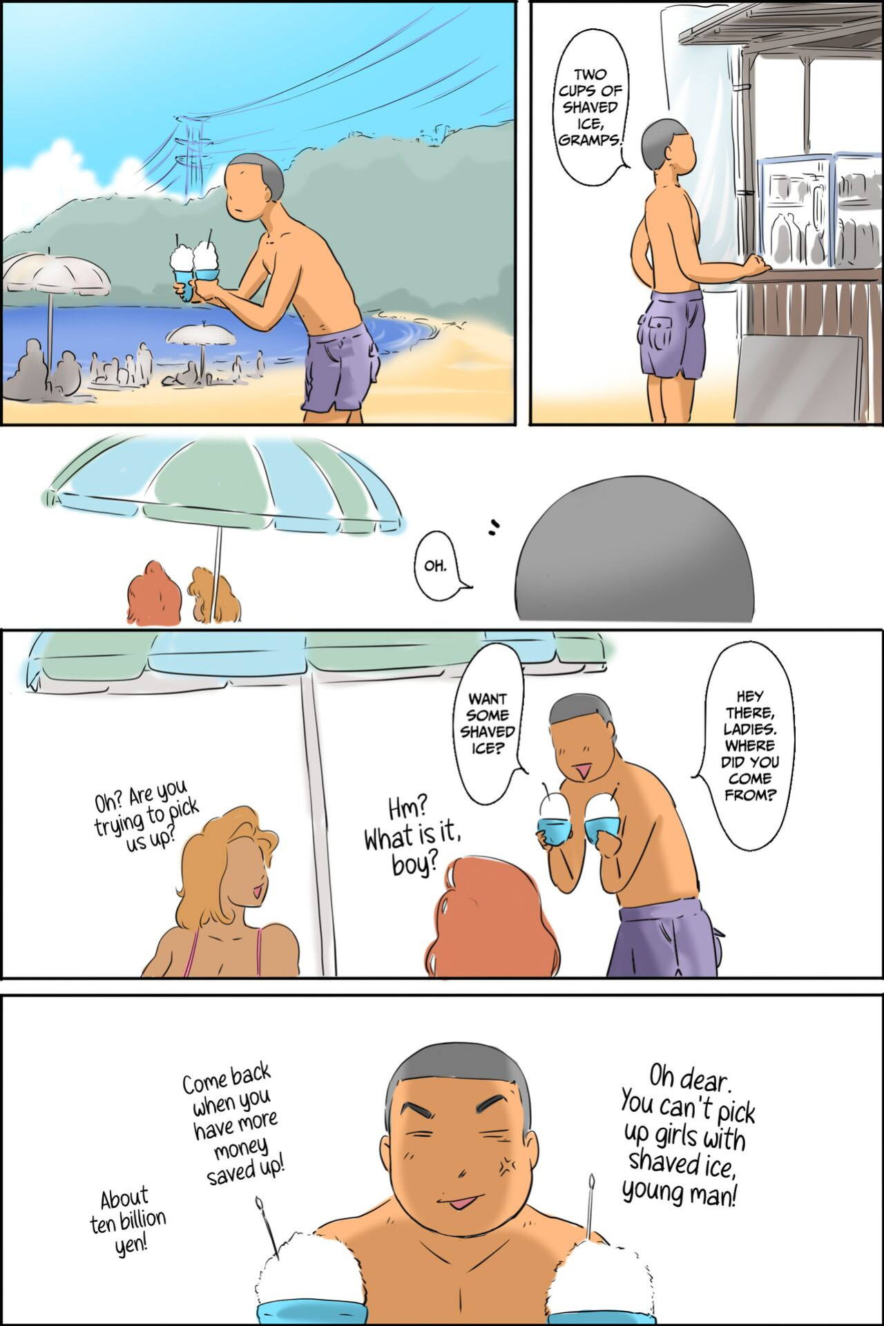 [Zenmai Kourogi] Maruyama-ke Umi e Iku no Maki | The Maruyama Family Goes To The Beach [CulturedCommissions]