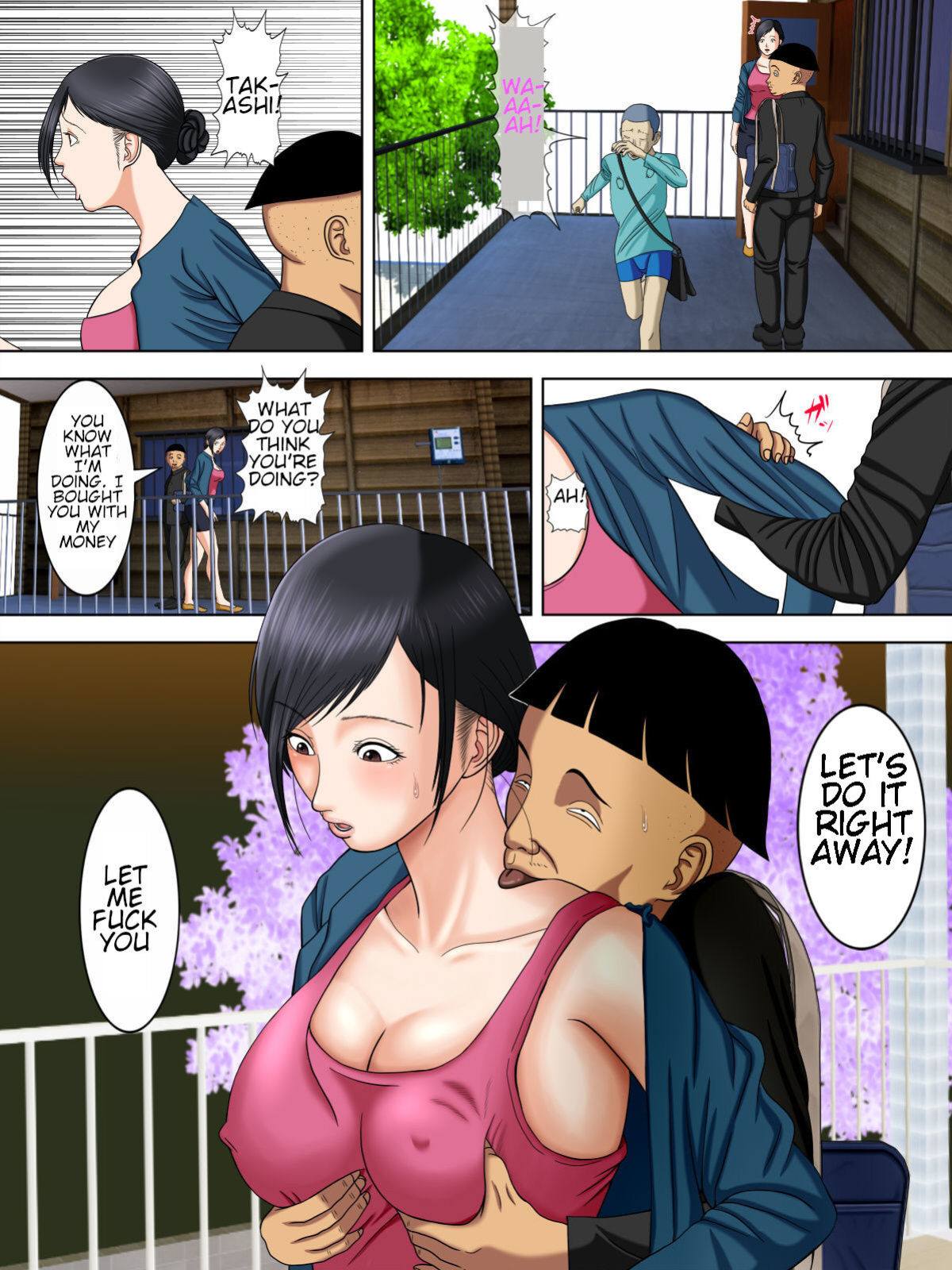 [Minazuki Mikka] Otto wa Gokuchuu, Ippou Tsuma wa... 2 ~Shakkin no Kata ni Tsuma ga Ooya no Musuko no Kaseifu ni Narimashite...~ [Chalklog]