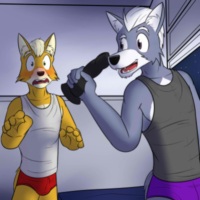 Fox and Wolf by Fuze