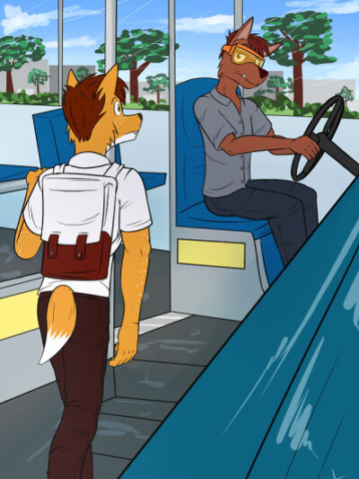 Kyle on a Bus by Fuze