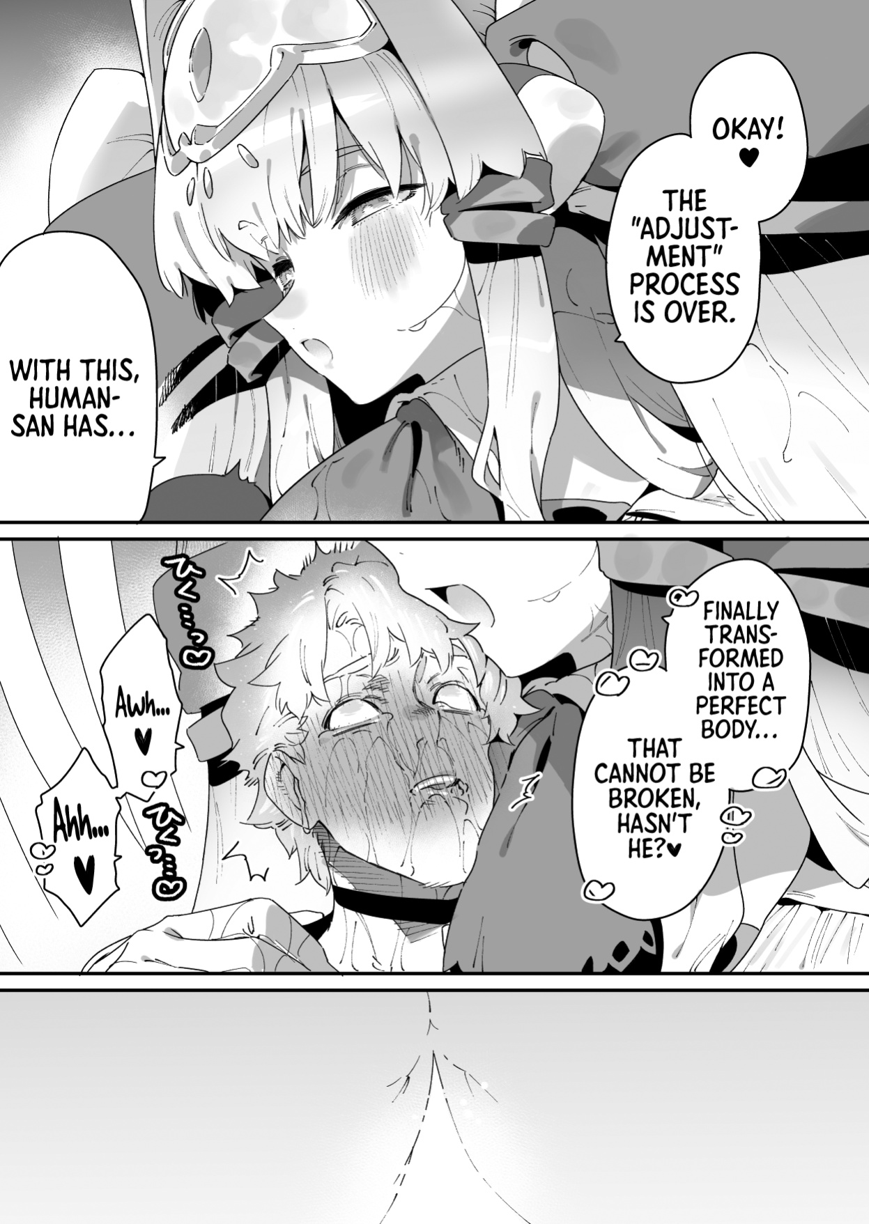 [Gyuutan Teishoku e no Koi] Human-san, Who Gets "Adjusted" by a Superior Angel | Part 2 [Sonarin迫]