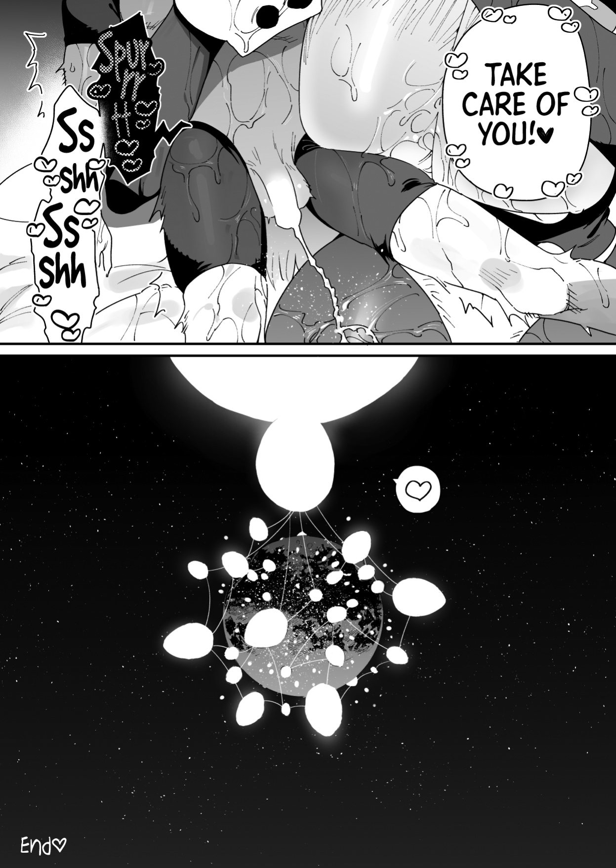 [Gyuutan Teishoku e no Koi] Human-san, Who Gets "Adjusted" by a Superior Angel | Part 2 [Sonarin迫]
