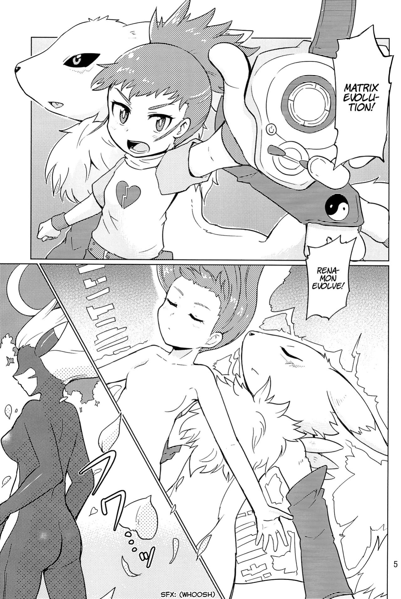 (Kansai! Kemoket 4) [38 (Toraneko)] DOUBLE SLASH!! (Digimon Tamers) [BloodMoonScans]