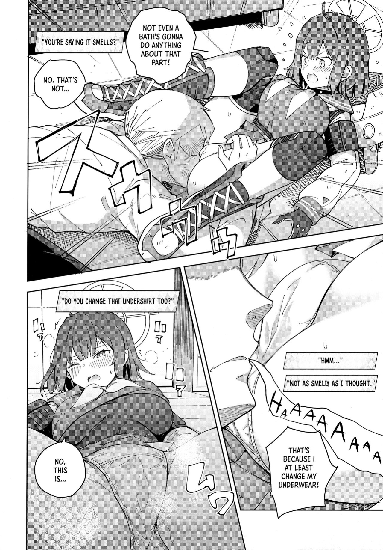 (C100) [MMU2000 (Mishima Hiroji)] Saki o Suinagara H suru Hanashi | That Time I Boned Saki While Getting a Nice Whiff of Her (Blue Archive) [Panatical]