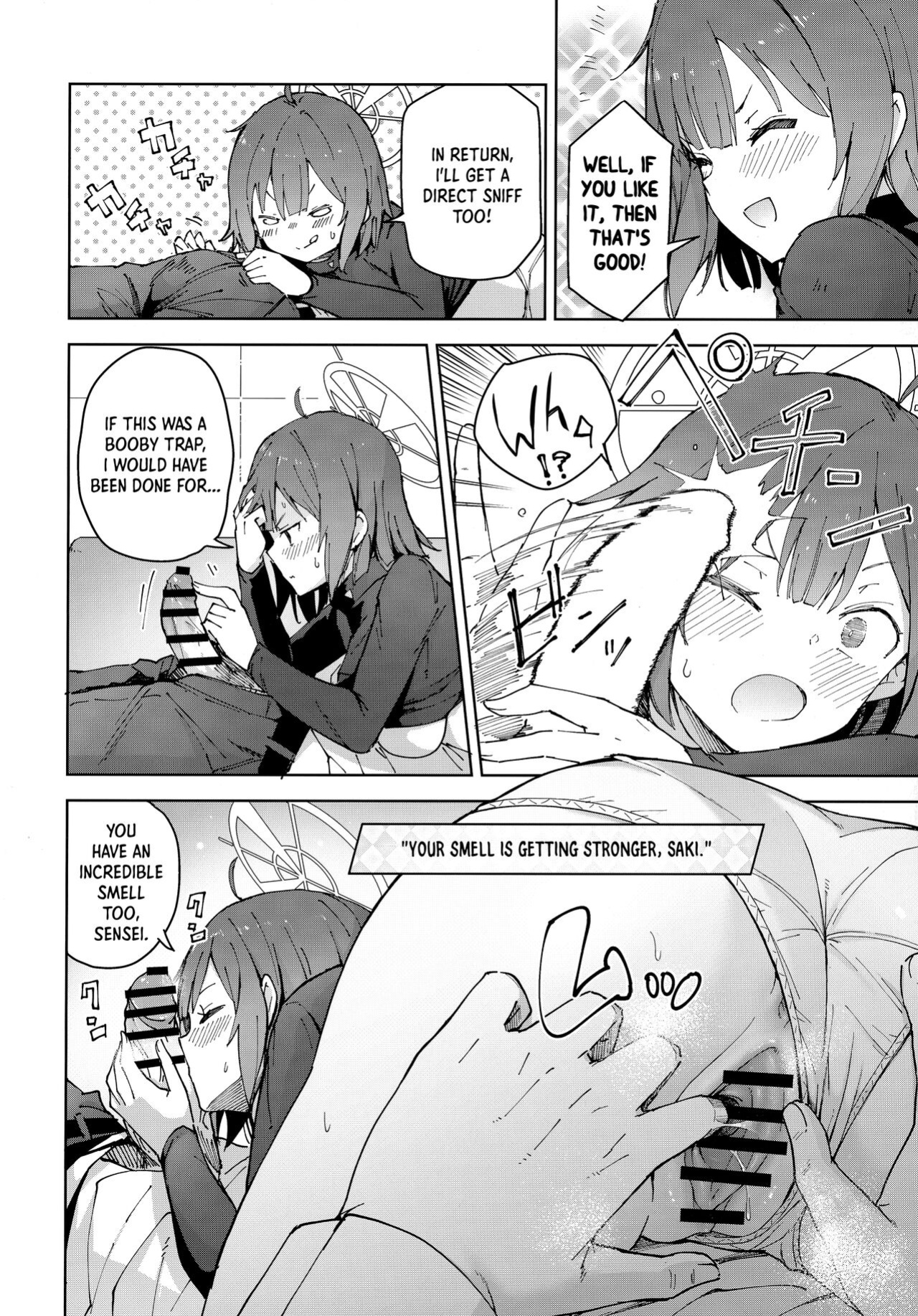 (C100) [MMU2000 (Mishima Hiroji)] Saki o Suinagara H suru Hanashi | That Time I Boned Saki While Getting a Nice Whiff of Her (Blue Archive) [Panatical]