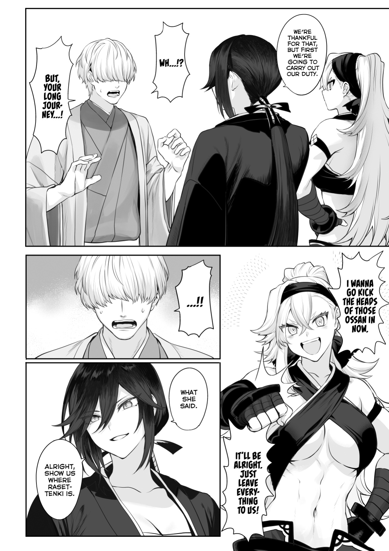 [Nekono Oyashiro (Mashu)] Ikusa Otome to Ikusa Goto! ~Onna Samurai Hen~ [Zaku Scans]