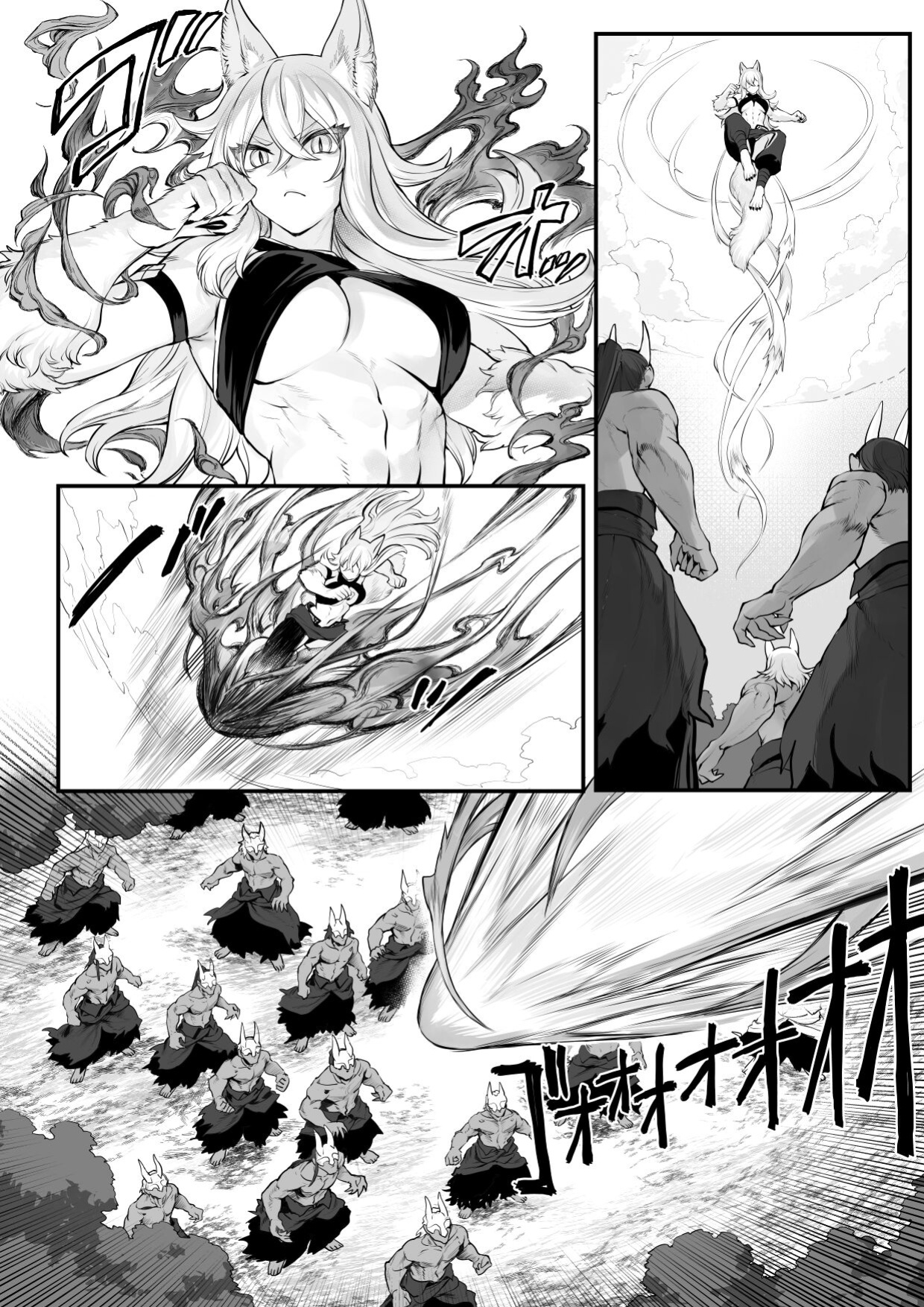 [Nekono Oyashiro (Mashu)] Ikusa Otome to Ikusa Goto! ~Onna Samurai Hen~ [Zaku Scans]