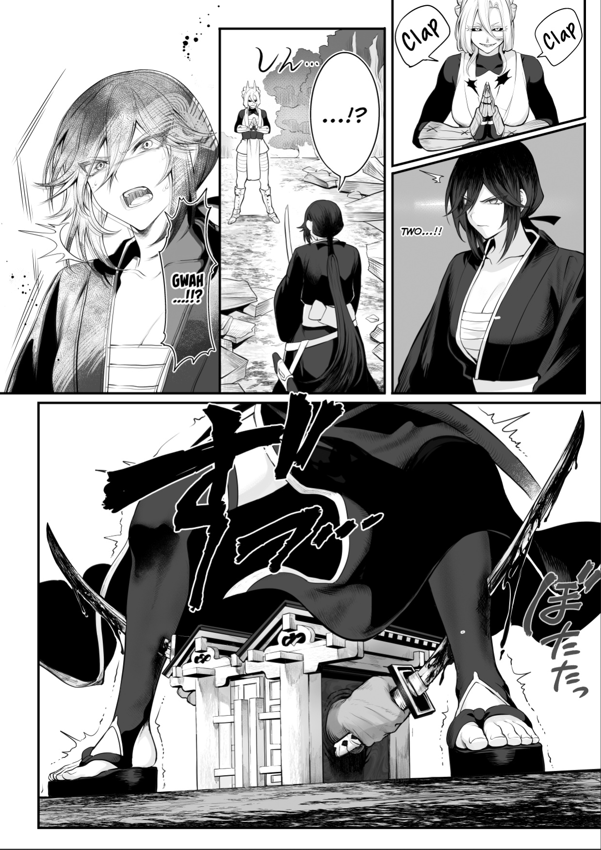 [Nekono Oyashiro (Mashu)] Ikusa Otome to Ikusa Goto! ~Onna Samurai Hen~ [Zaku Scans]