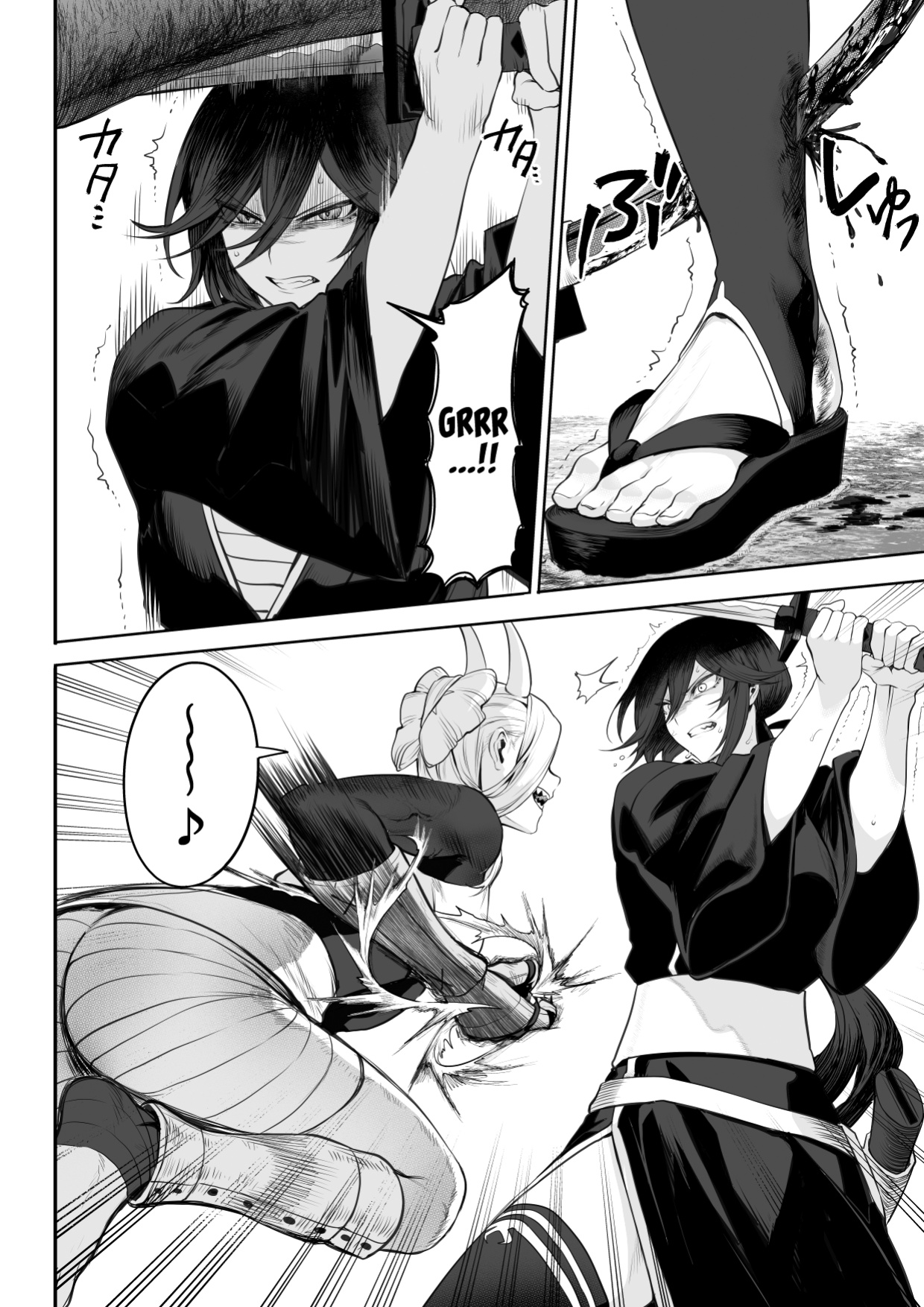 [Nekono Oyashiro (Mashu)] Ikusa Otome to Ikusa Goto! ~Onna Samurai Hen~ [Zaku Scans]